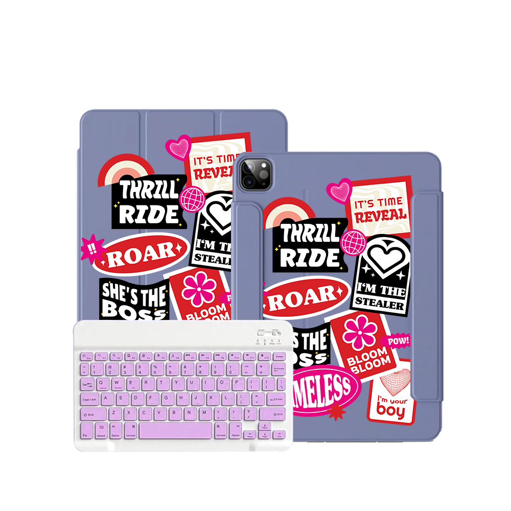 สติ๊กเกอร์ The Boyz Song สำหรับ iPad / Android Tab Wireless Keyboard Flipcover
