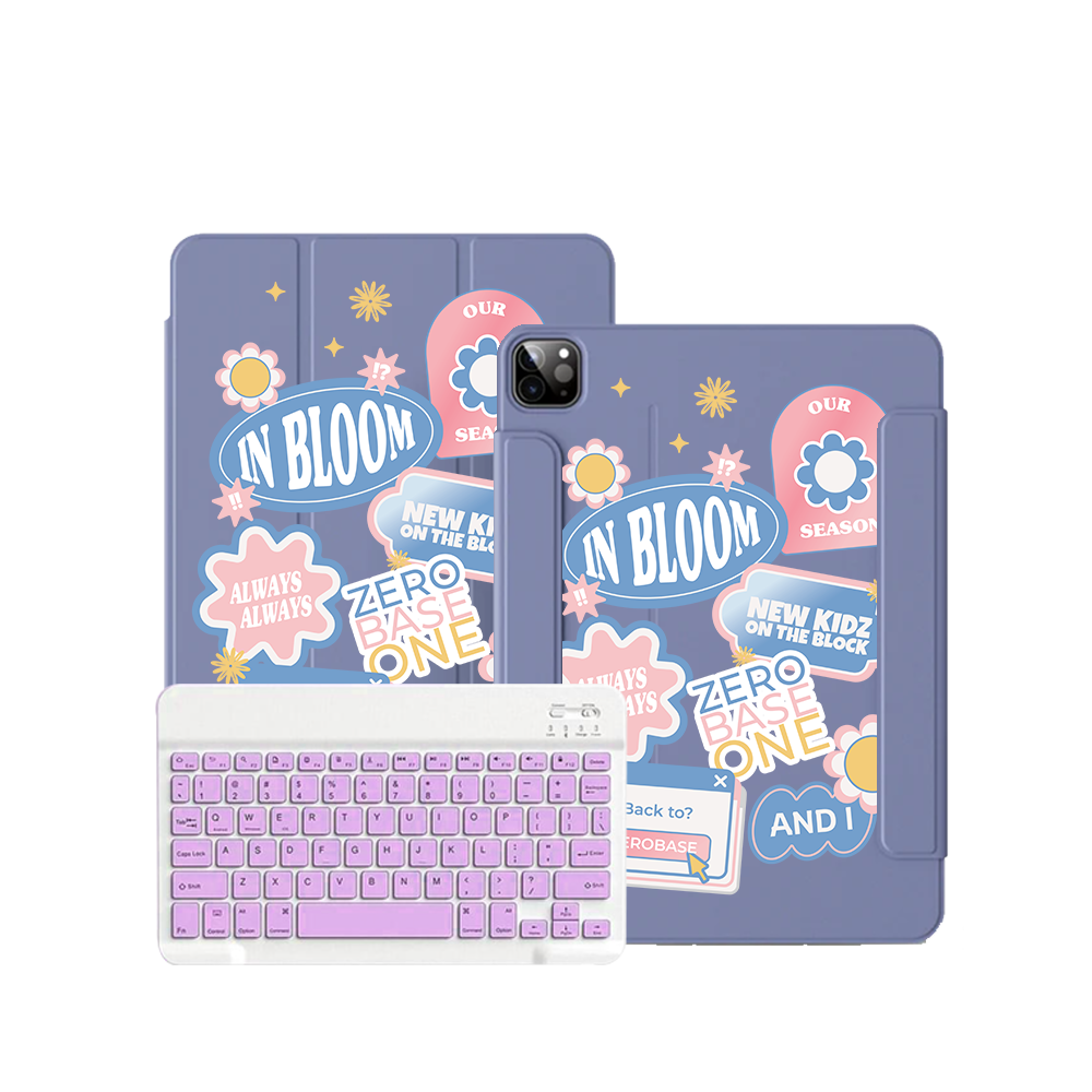 สติ๊กเกอร์เพลง Zerobaseone สำหรับ iPad / Android Tab Wireless Keyboard Flipcover