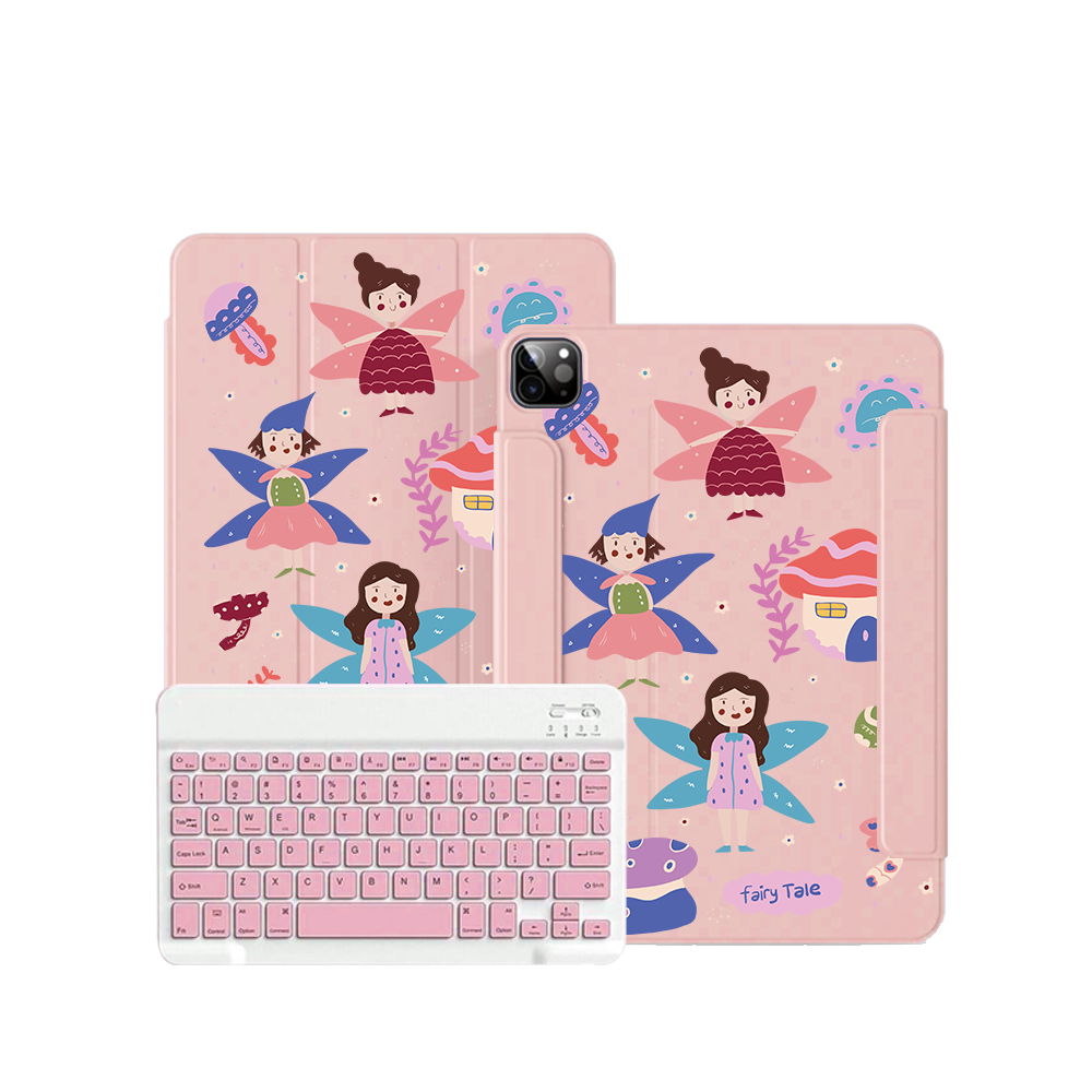 ฝาพับคีย์บอร์ดไร้สายสำหรับ iPad / Android - Fairytale