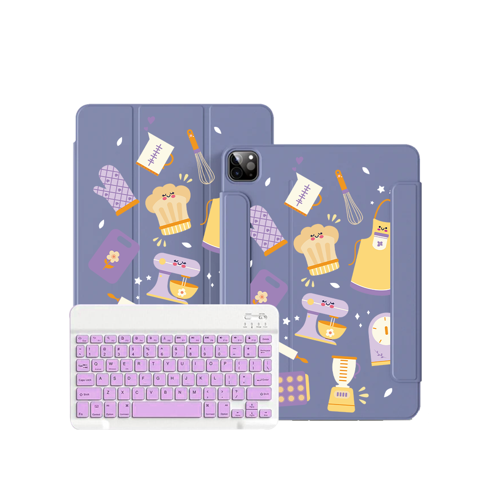 ฝาพับคีย์บอร์ดไร้สายสำหรับ iPad / Android - Chef and Baker