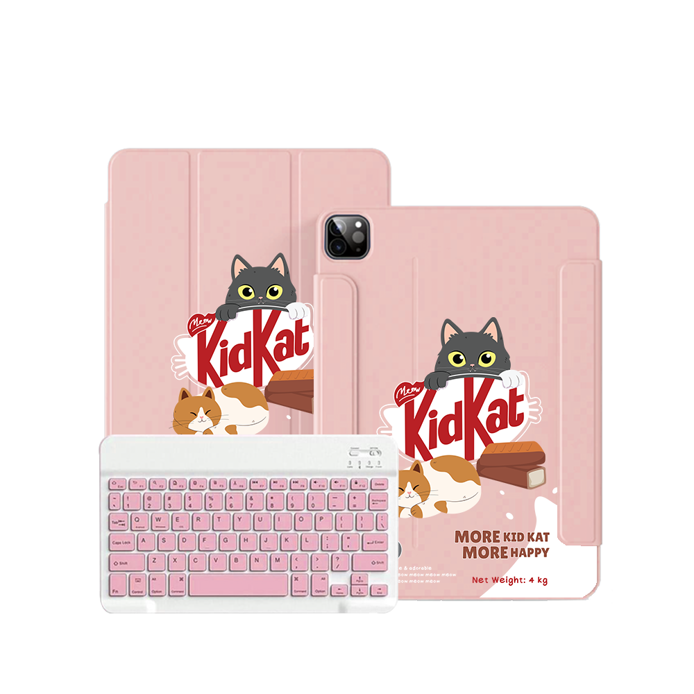 ฝาพับคีย์บอร์ดไร้สายสำหรับ iPad / Android - Kidkat