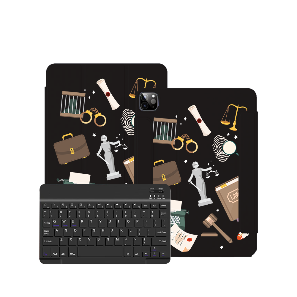 ฝาพับคีย์บอร์ดไร้สายสำหรับ iPad / Android - ทนายความ