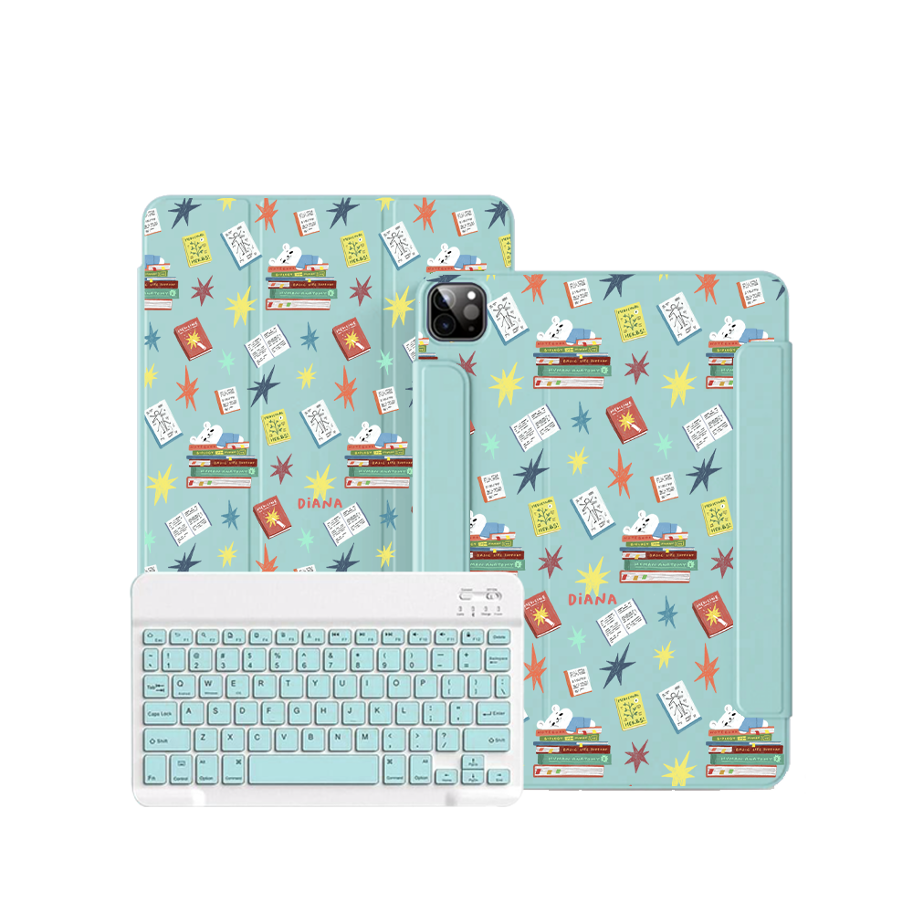 ฝาพับคีย์บอร์ดไร้สายสำหรับ iPad / Android Tab - Let Me Sleep
