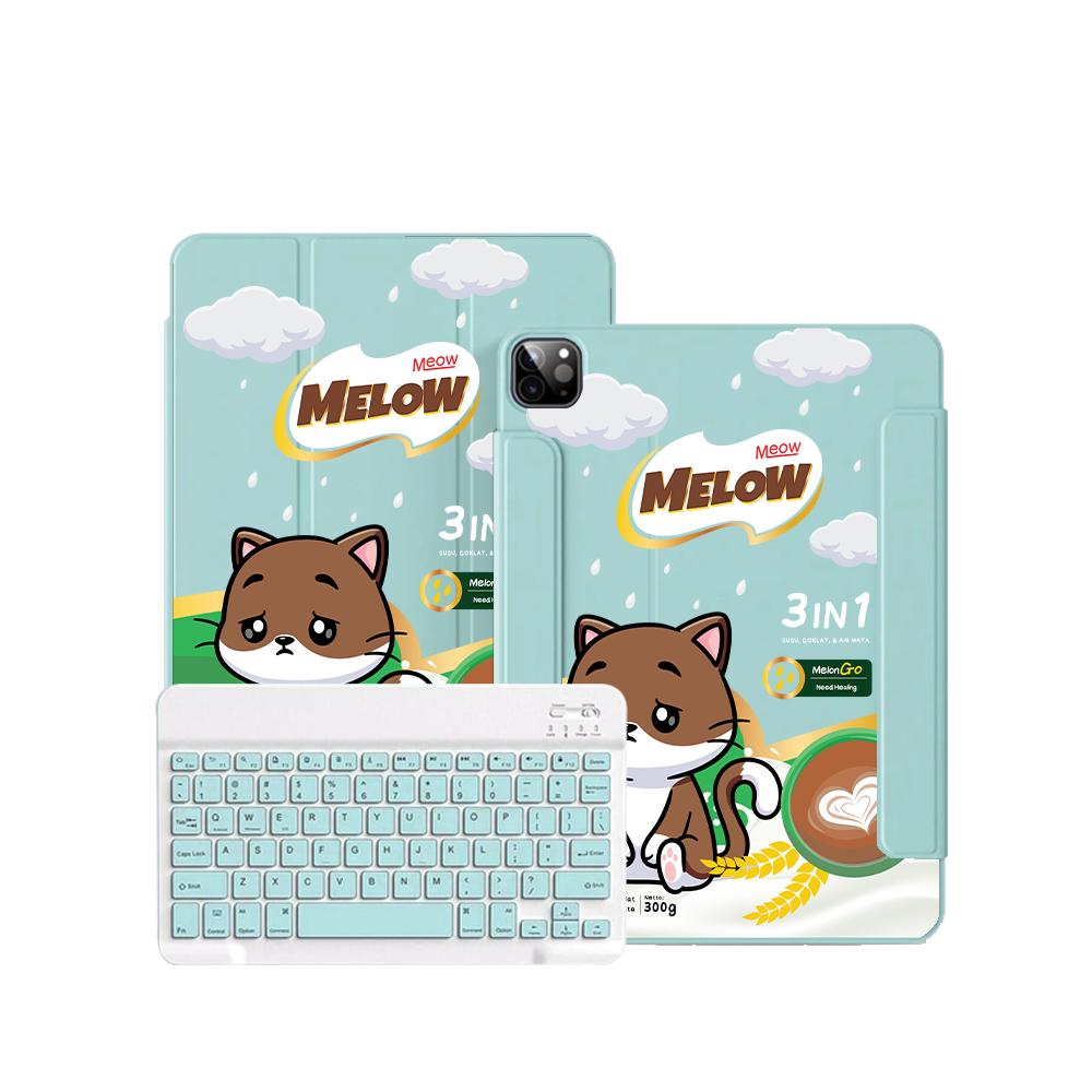 ฝาพับคีย์บอร์ดไร้สายสำหรับ iPad / Android - Melow