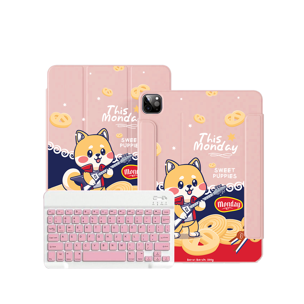 ฝาพับคีย์บอร์ดไร้สายสำหรับ iPad / Android Tab - วันจันทร์
