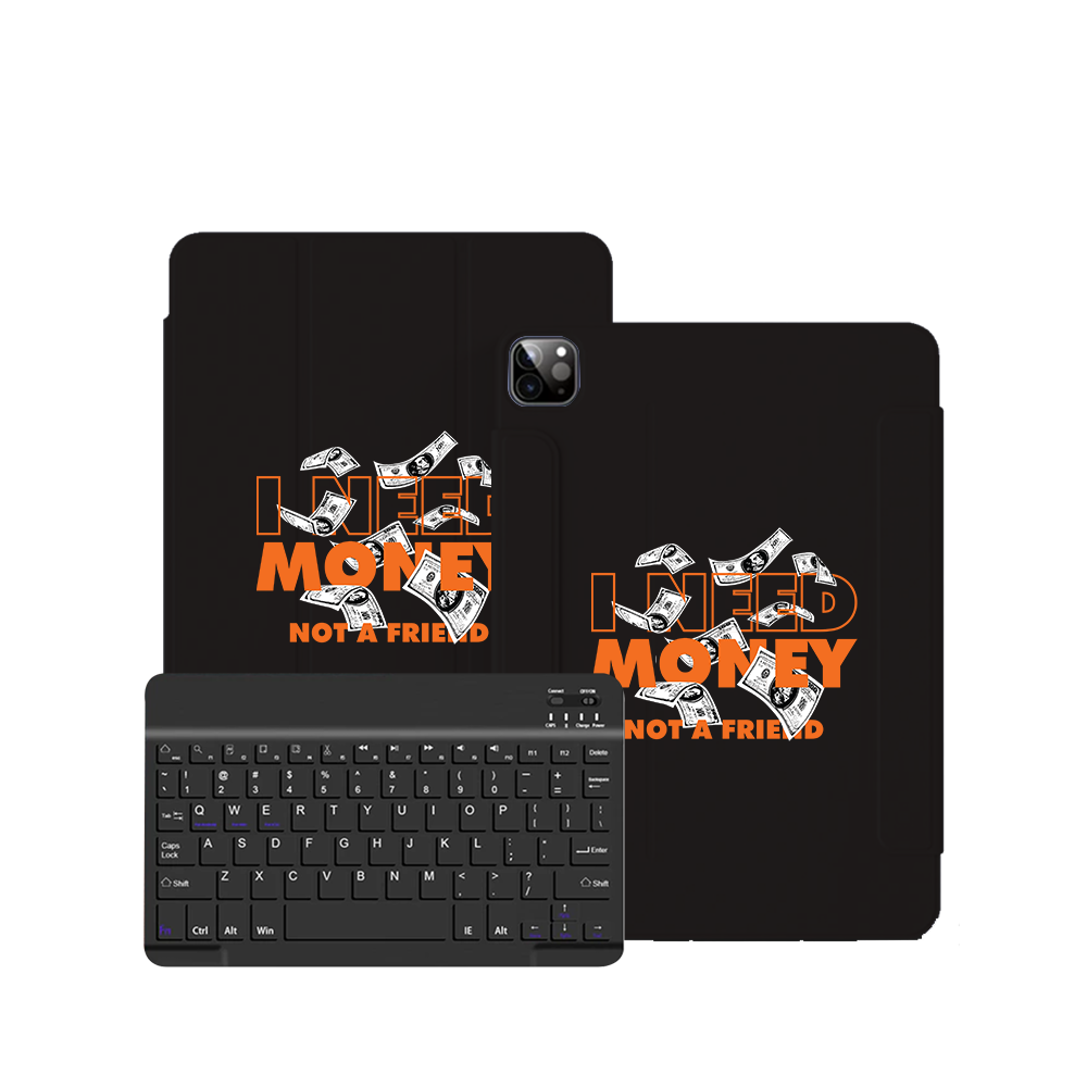 ฝาพับคีย์บอร์ดไร้สายสำหรับ iPad / Android Tab - เงินดีกว่าเพื่อน