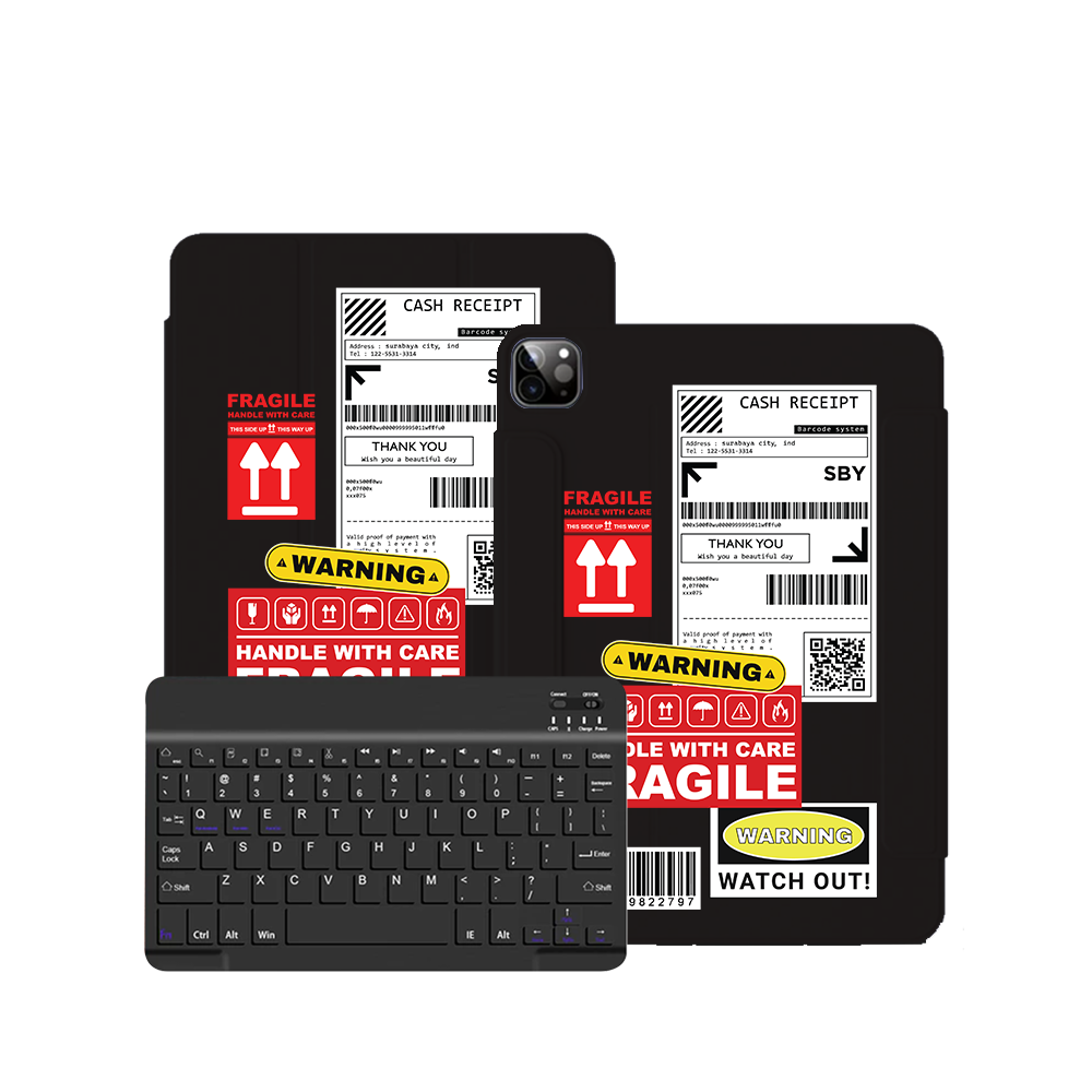 ฝาปิดคีย์บอร์ดไร้สายสำหรับ iPad / Android Tab - ฉลากการจัดส่ง