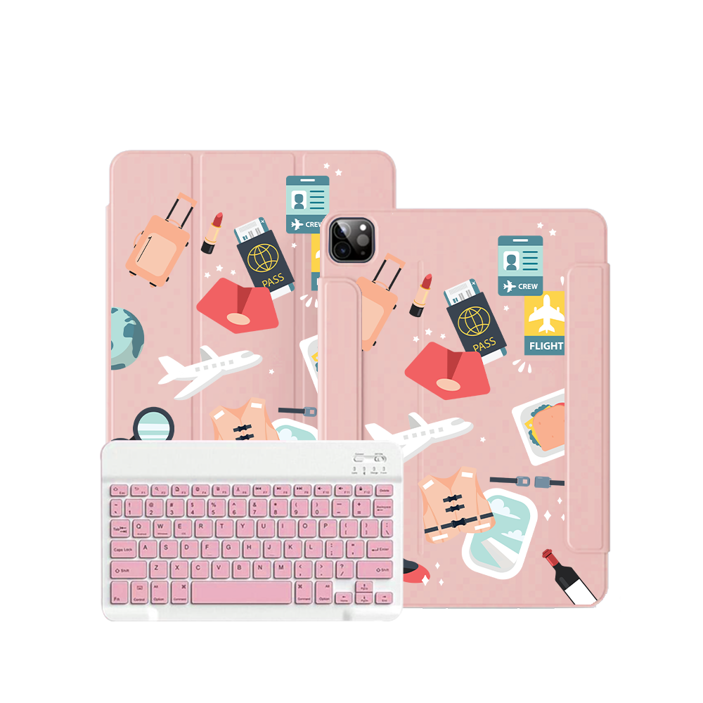 ฝาพับคีย์บอร์ดไร้สายสำหรับ iPad / Android - Stewardess