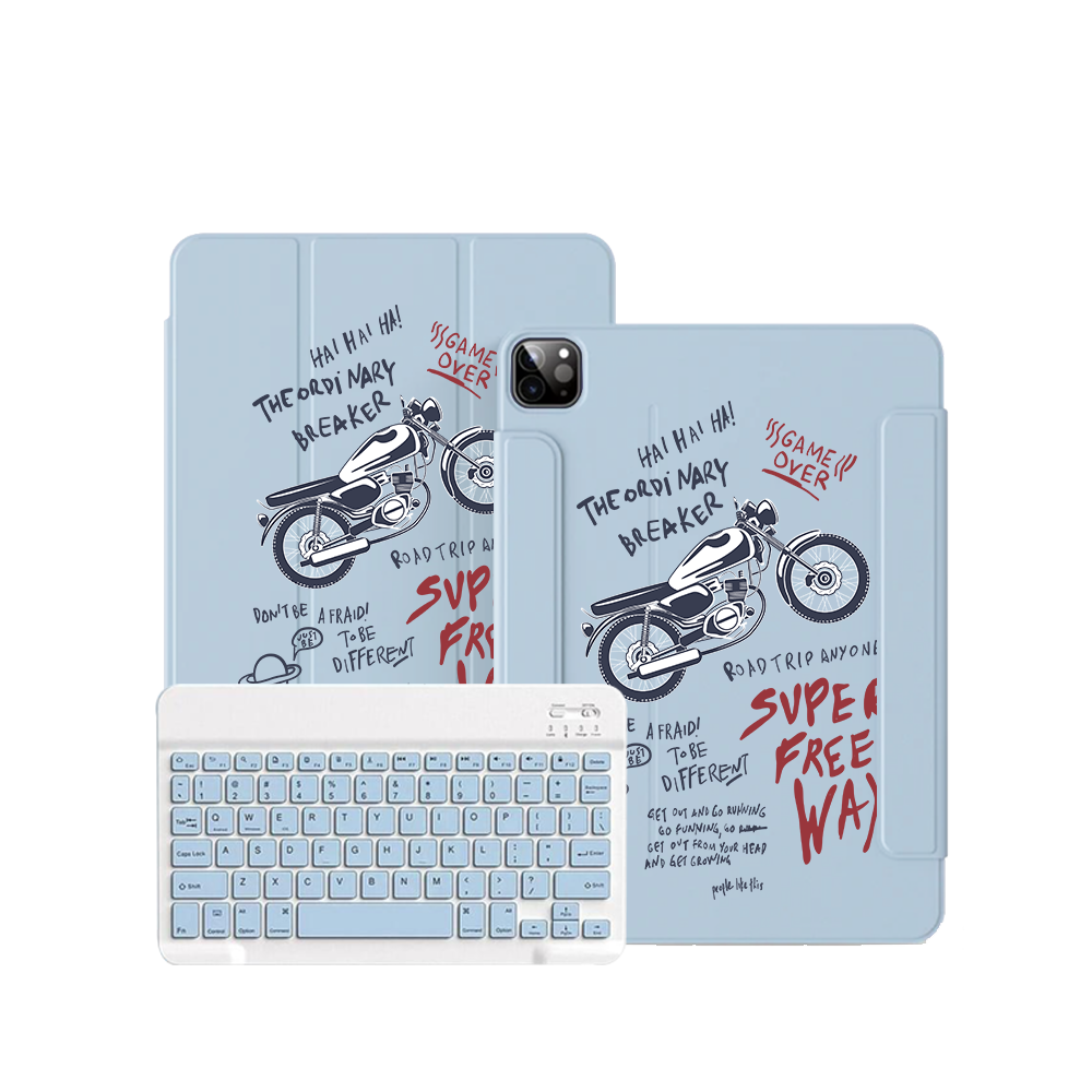 ฝาพับคีย์บอร์ดไร้สายสำหรับ iPad / Android - The Ordinary Breaker