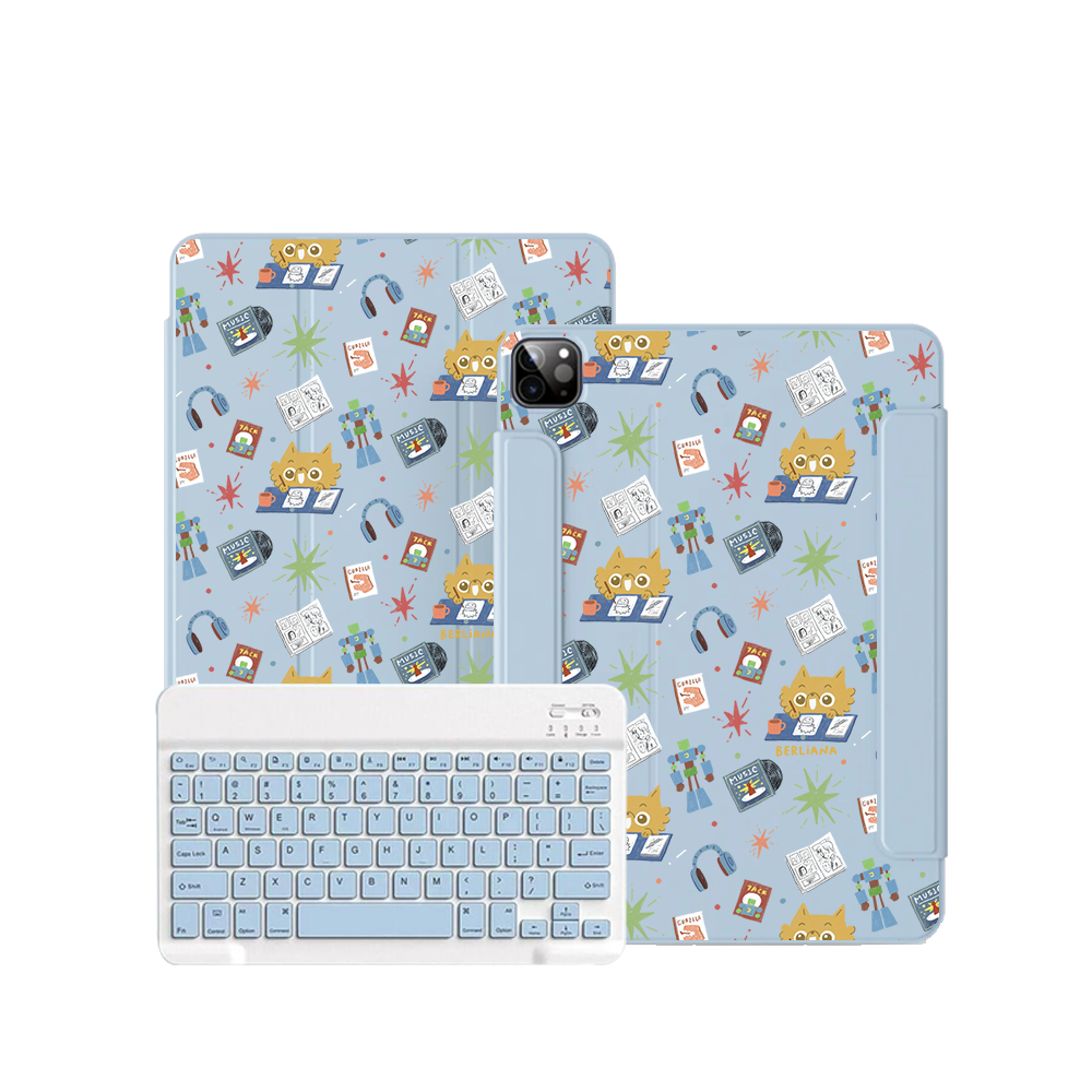 ฝาพับคีย์บอร์ดไร้สายสำหรับ iPad / Android - Too Much Hobbies