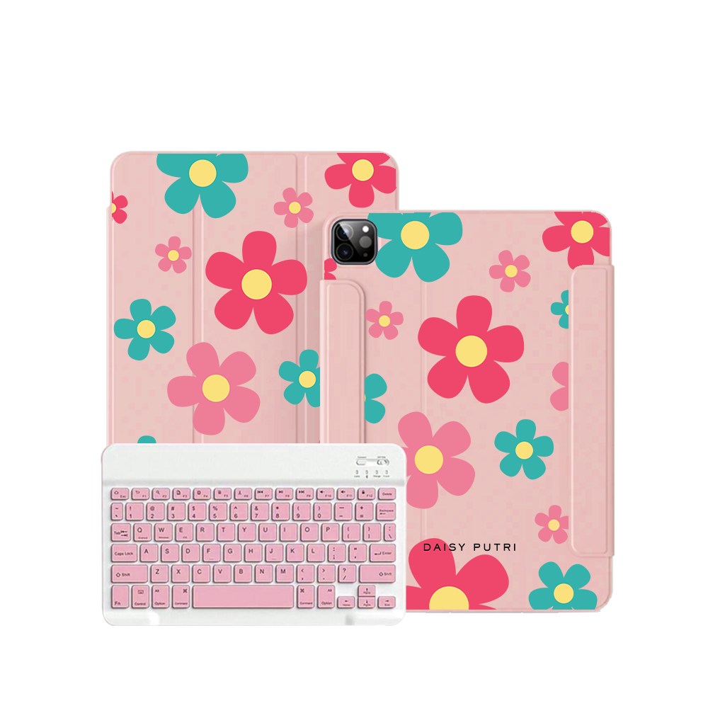 ฝาพับคีย์บอร์ดไร้สายสำหรับ iPad / Android - Daisy Delight 2.0