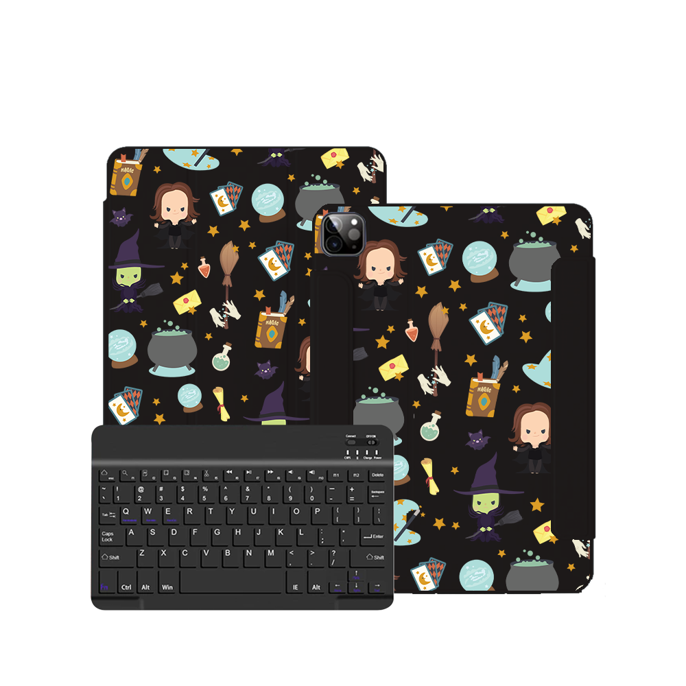 ฝาพับคีย์บอร์ดไร้สายสำหรับ iPad / Android - Little Hogwarts
