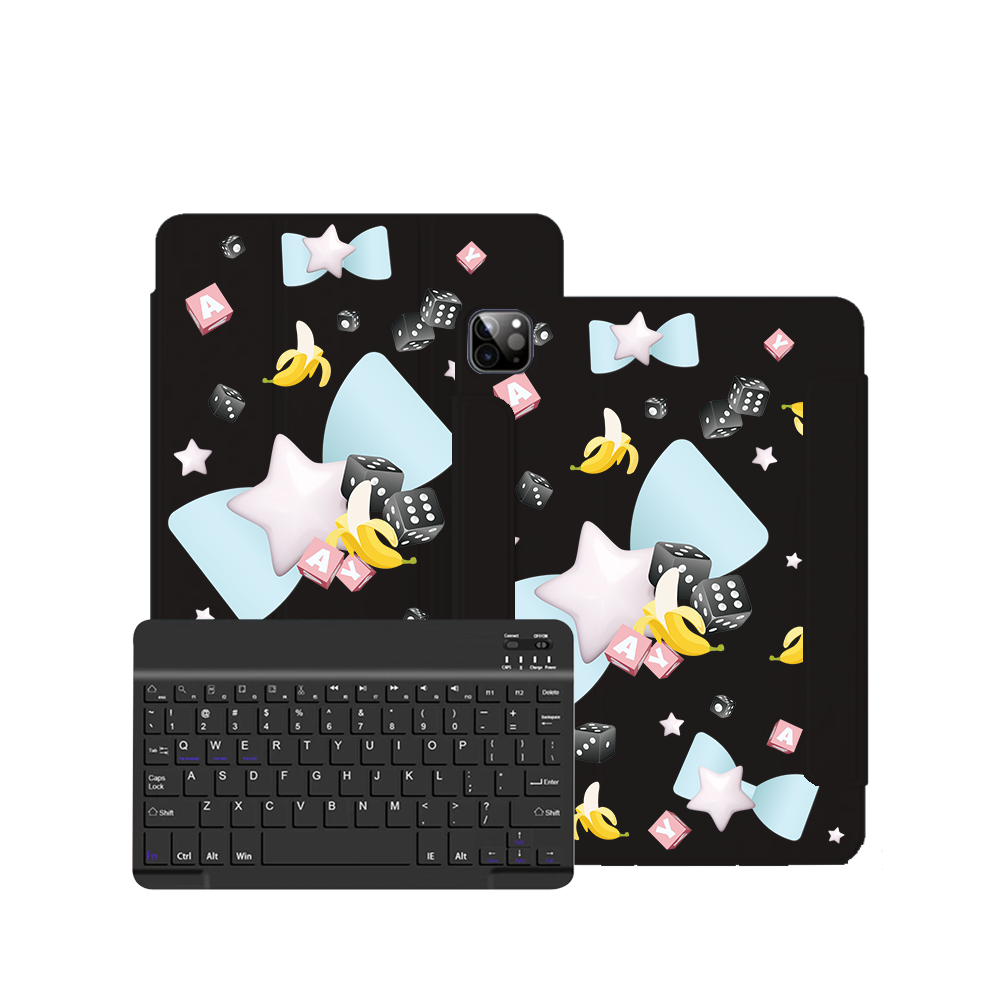 ฝาพับคีย์บอร์ดไร้สายสำหรับ iPad / Android Tab - สมบูรณ์แบบ
