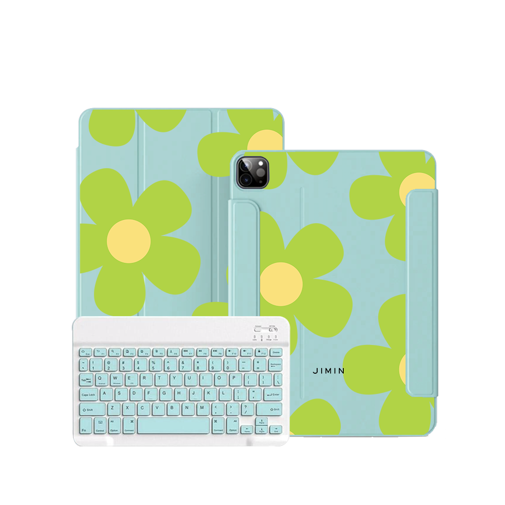 ฝาพับคีย์บอร์ดไร้สายสำหรับ iPad / Android - Daisy Bloom