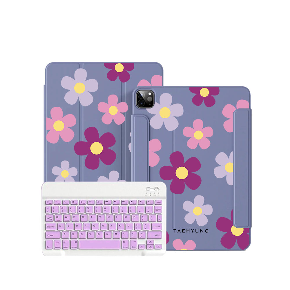 ฝาพับคีย์บอร์ดไร้สายสำหรับ iPad / Android - Daisy Paradise
