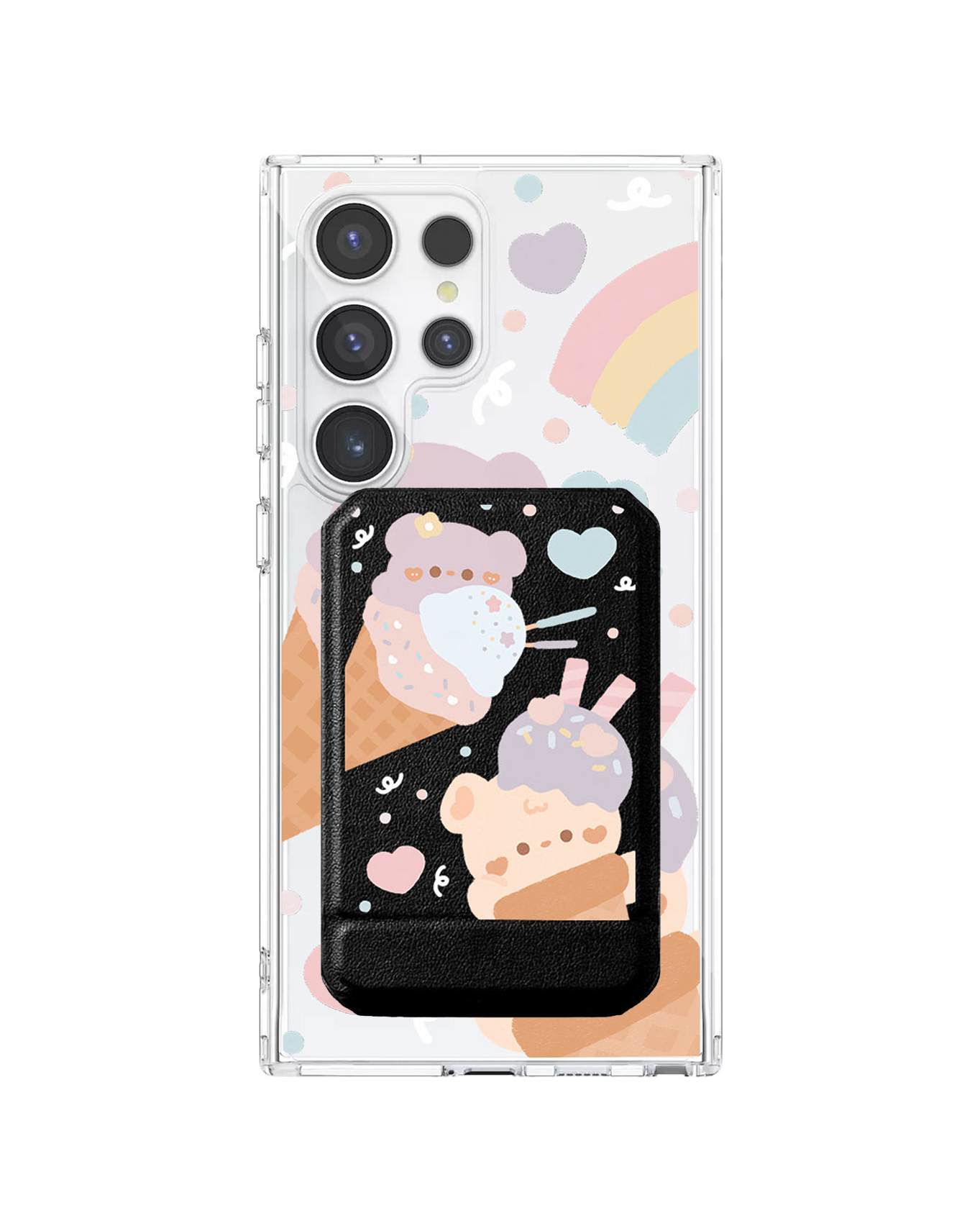 محفظة أندرويد مغناطيسية متعددة الطيات - آيس كريم لتيدي