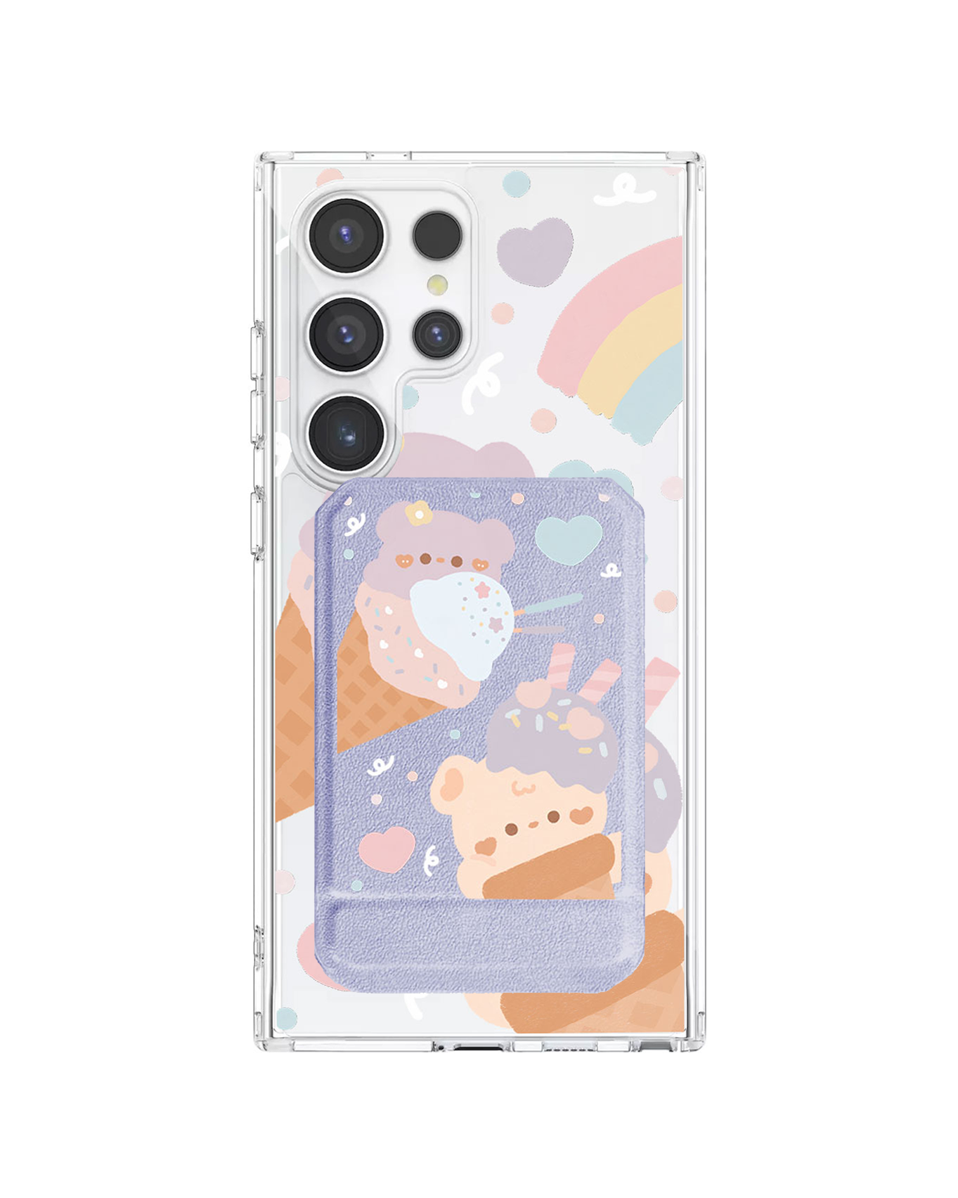 محفظة أندرويد مغناطيسية متعددة الطيات - آيس كريم لتيدي