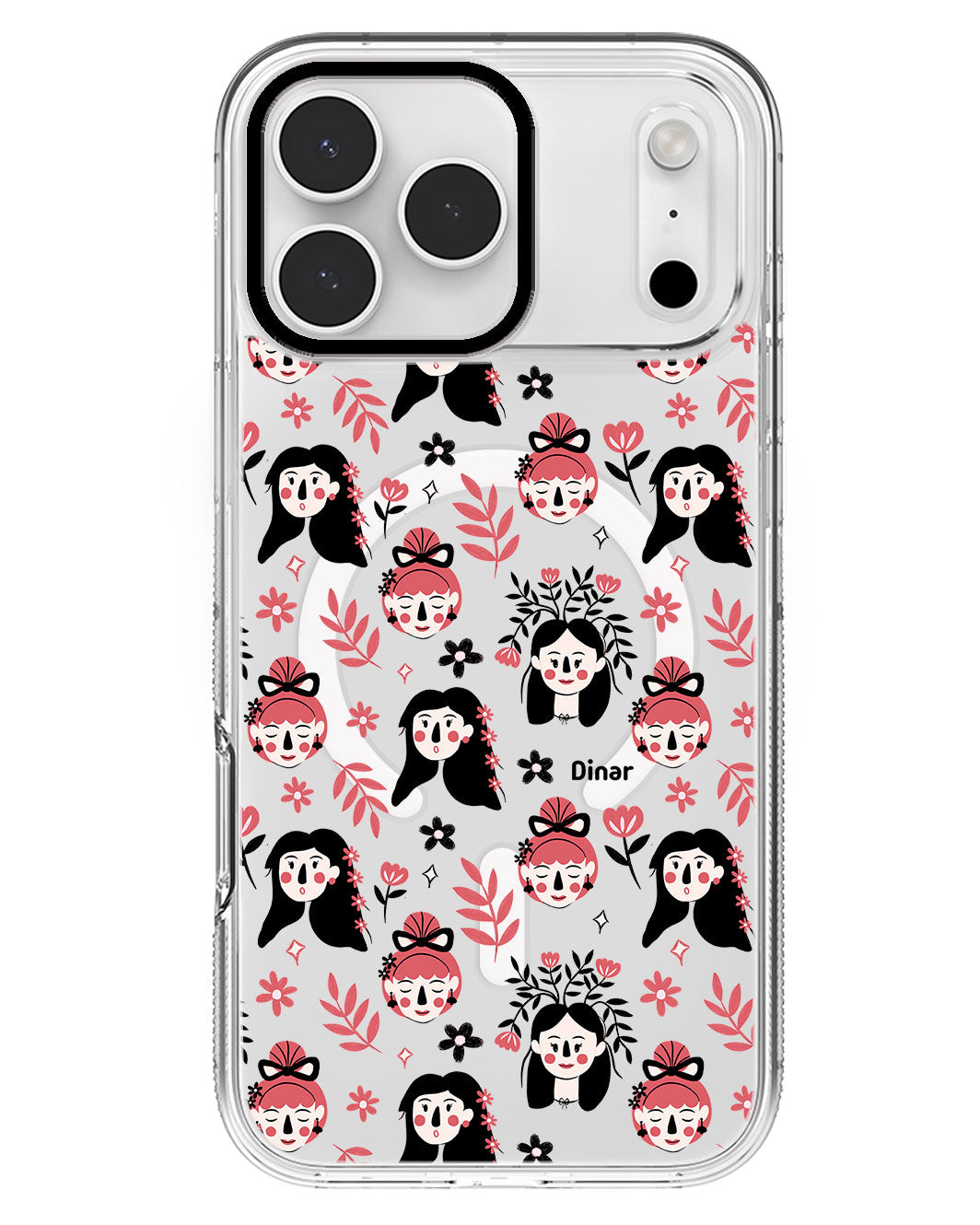 iPhone Rearguard MagSwap - Flowery Faces