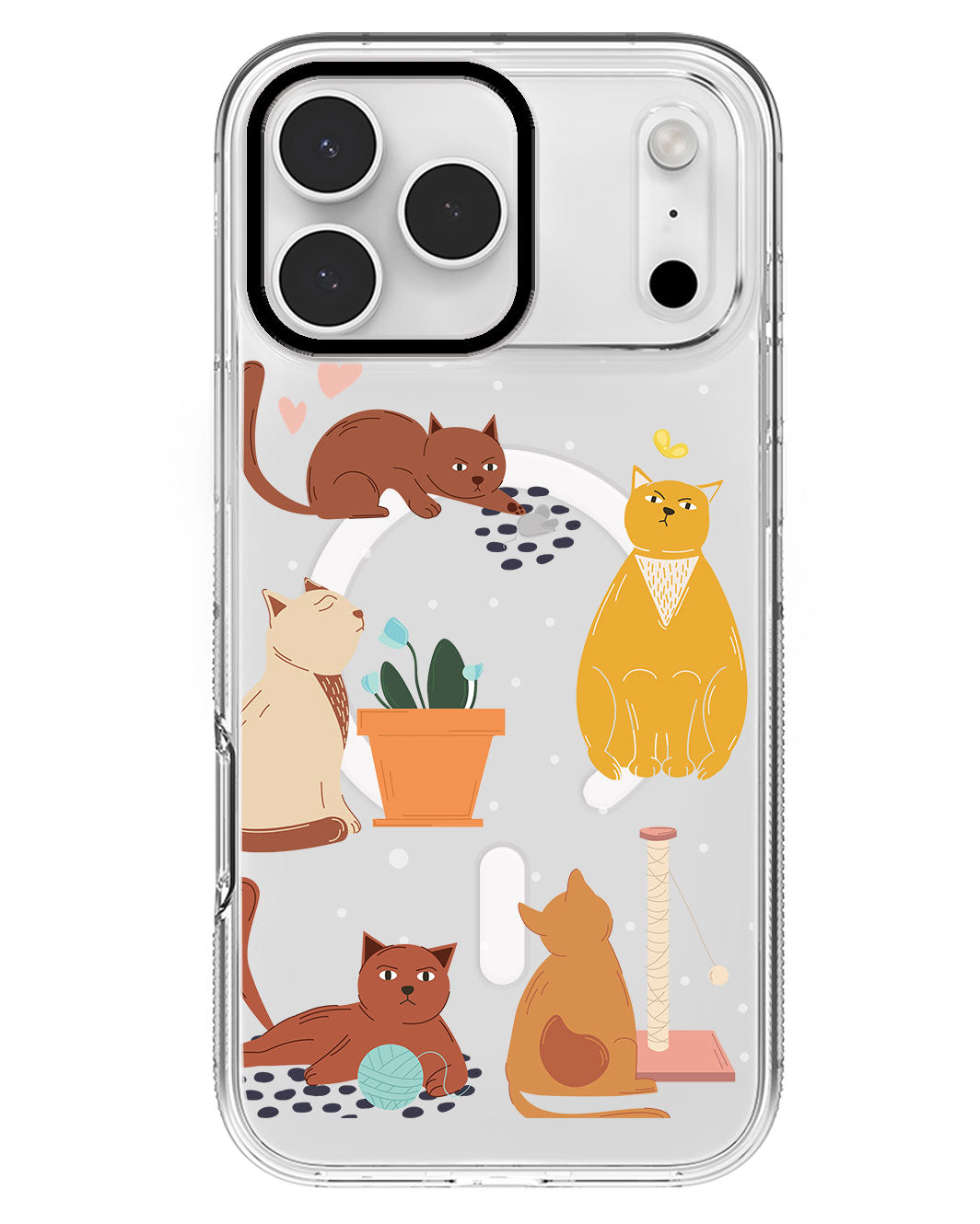 iPhone Rearguard MagSwap - Playful Cat
