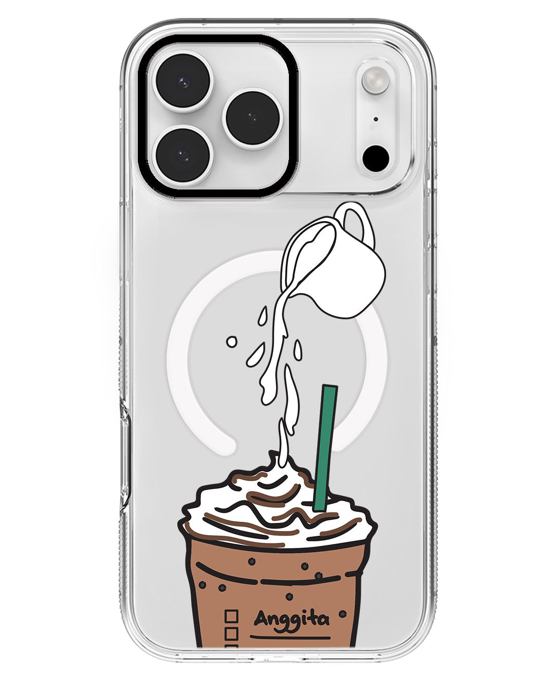 iPhone Rearguard MagSwap - Coffee Frappe