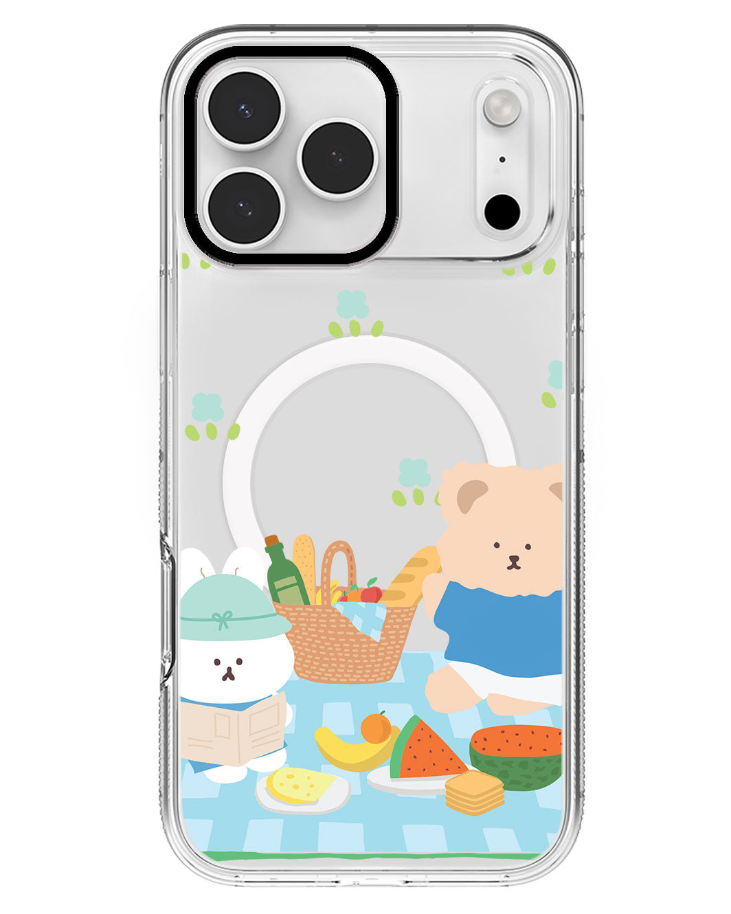 iPhone Rearguard MagSwap - Picnic Bear Blue