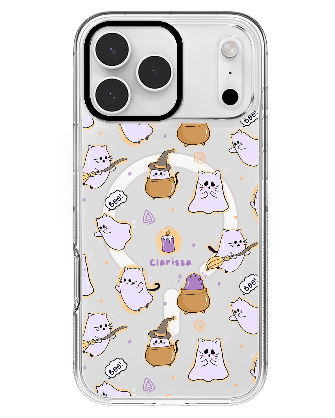 iPhone Rearguard MagSwap - Spooky Cat