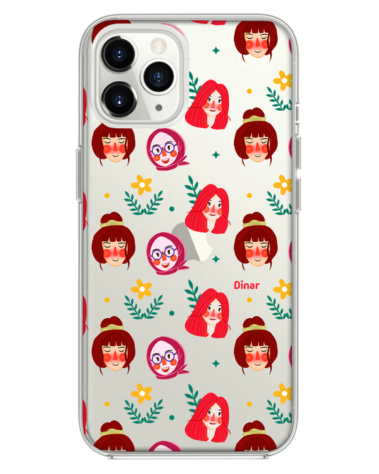 واقي خلفي هجين للآيفون - وجوه جميلة