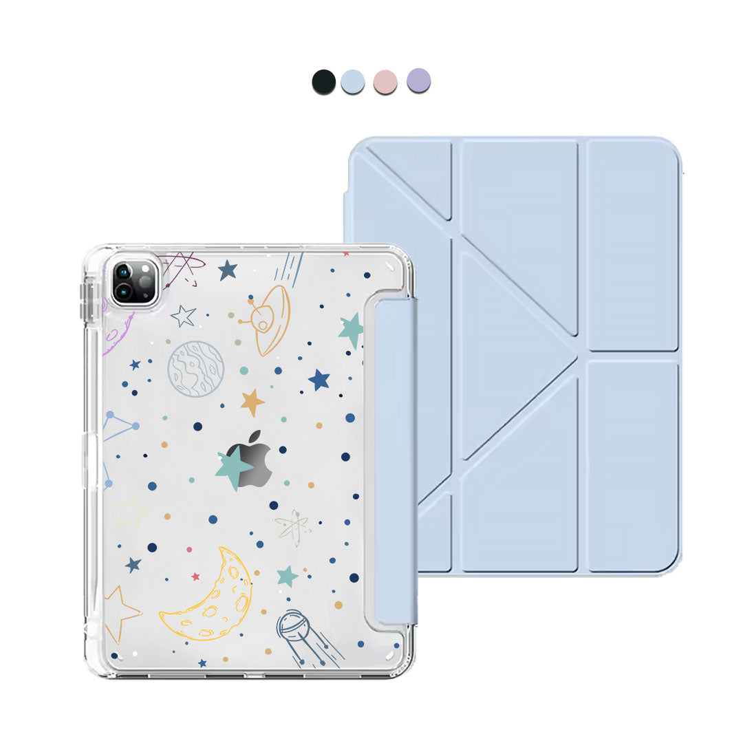 iPad Y-Fold Flip Cover - Galaxy