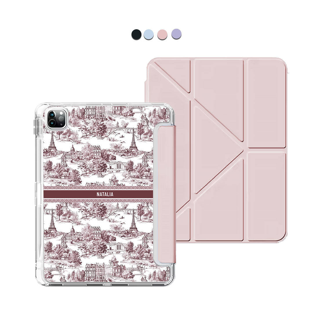 غطاء قابل للطي لجهاز iPad Y-Fold - Toile du Juoy City