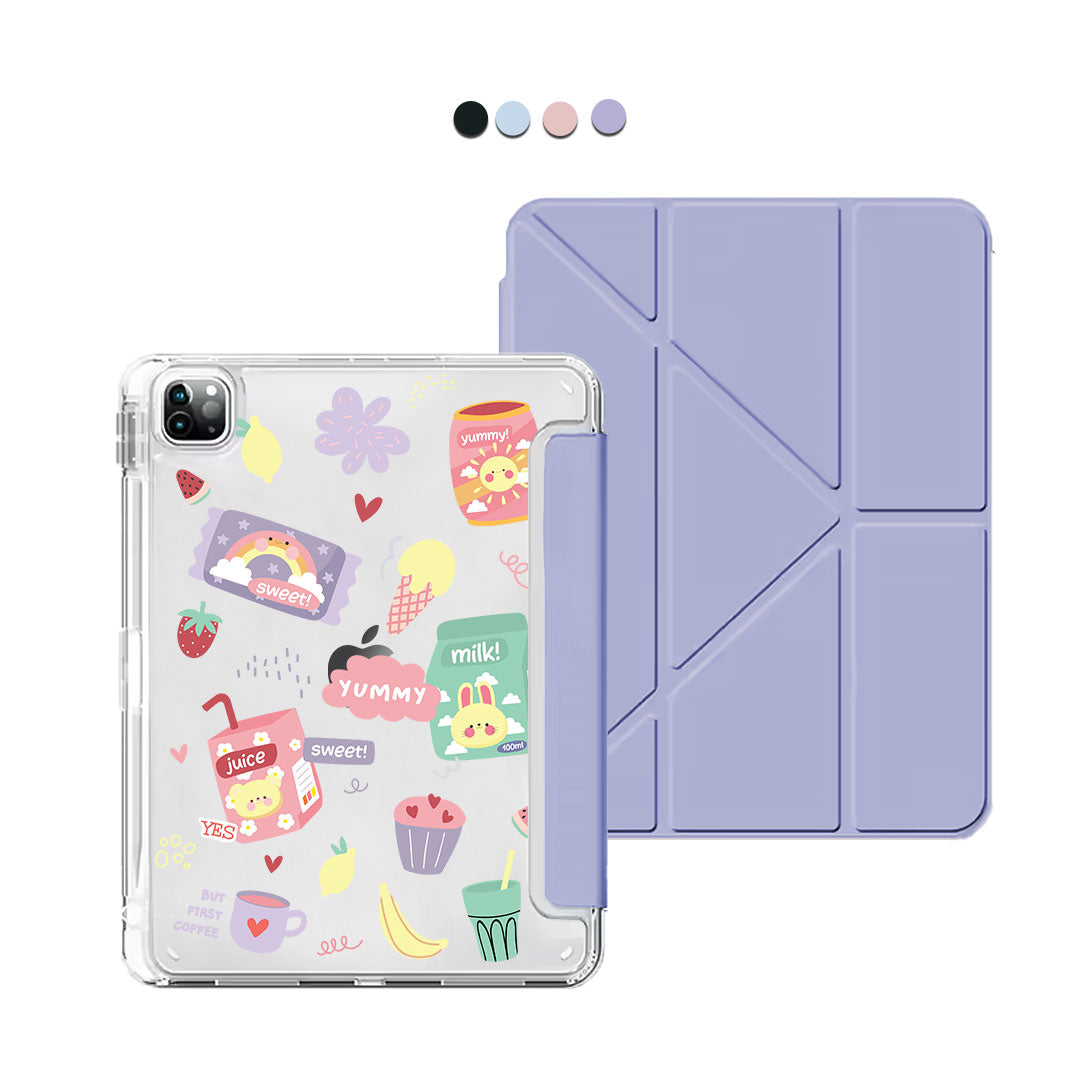 iPad Y-Fold Flip Cover - Sweet & Yummy