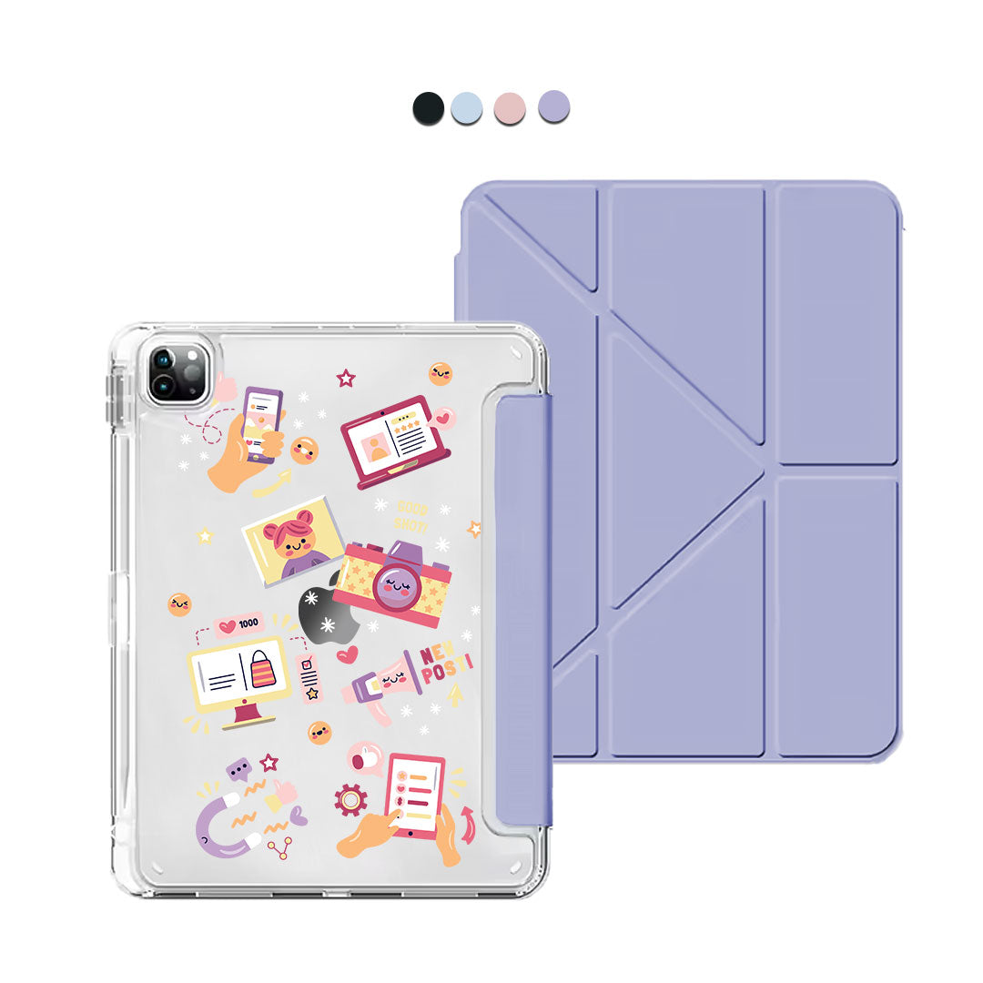 iPad Y-Fold Flip Cover - Content Creator