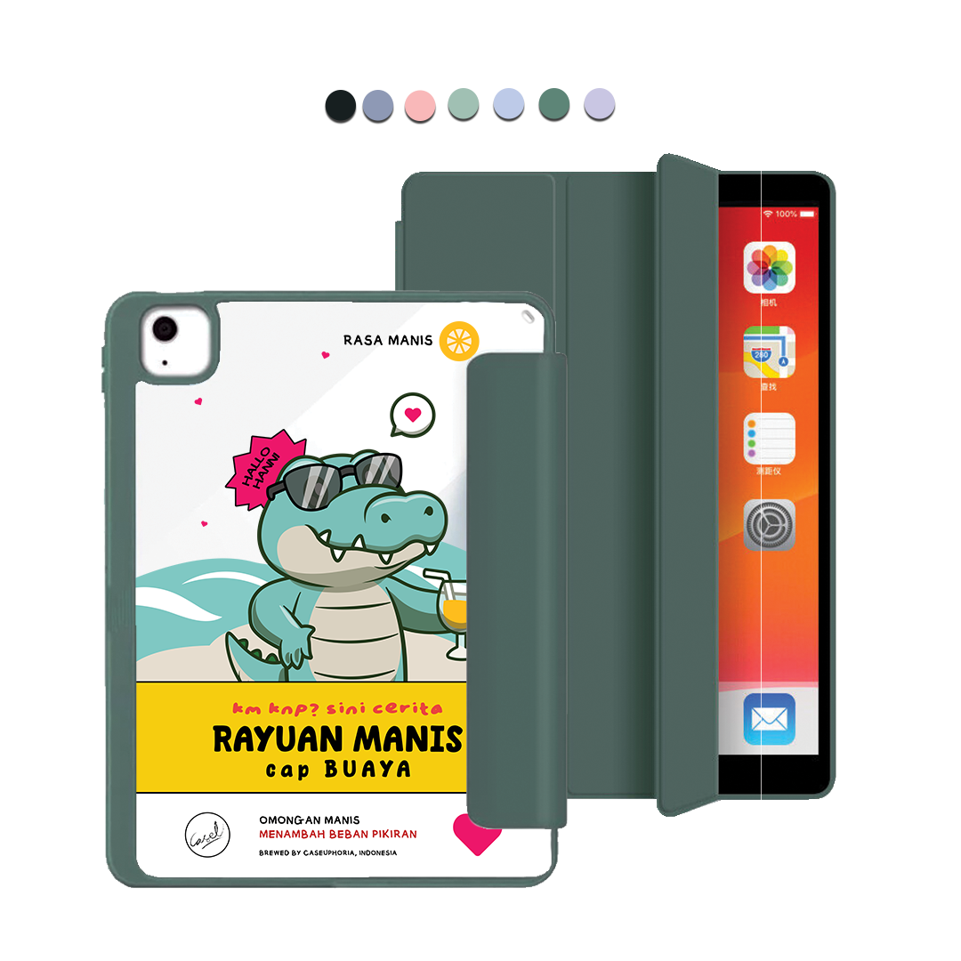 ฝาพับอะคริลิกสำหรับ iPad - Cap Buaya