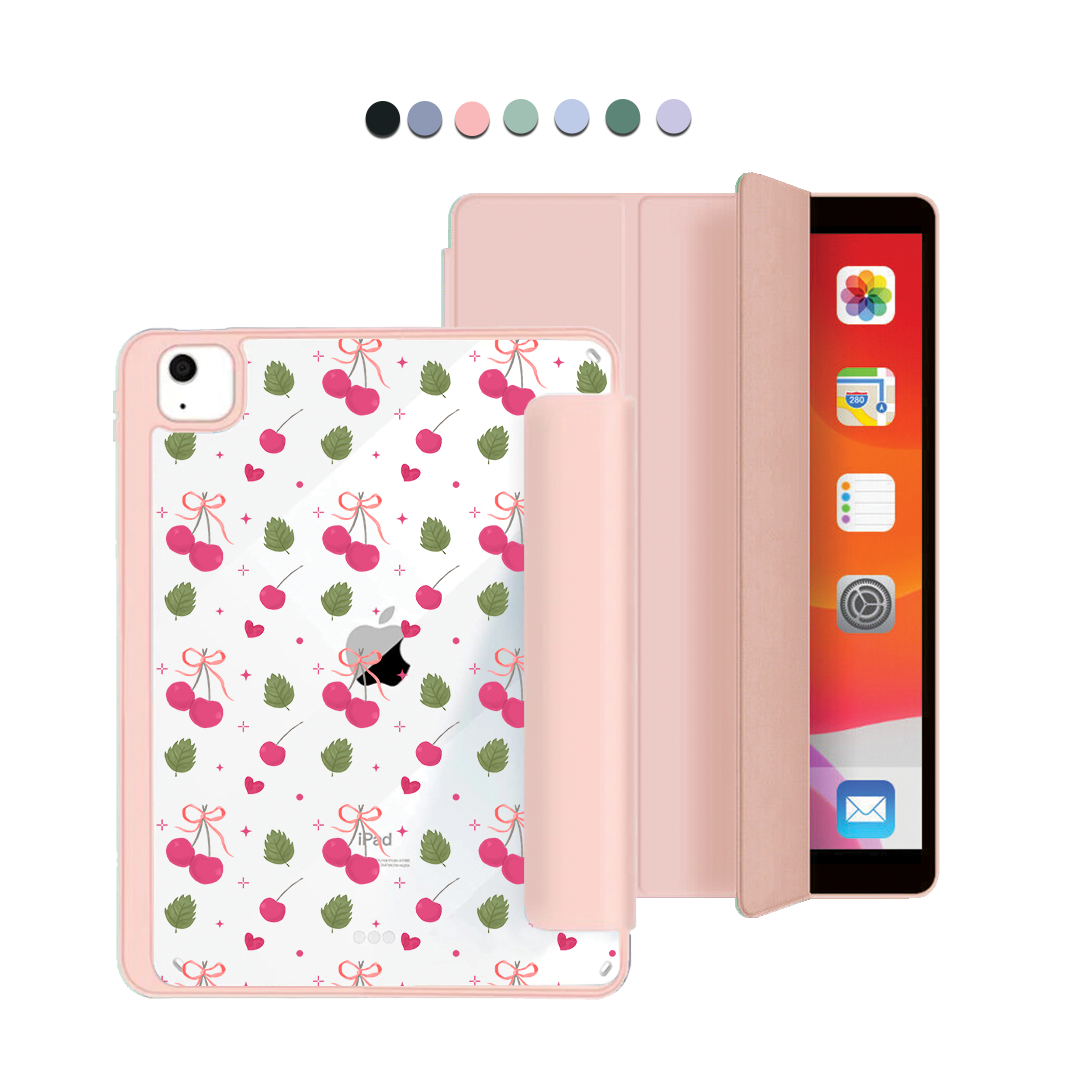 ฝาพับอะคริลิกสำหรับ iPad - สี Coquette Cherry