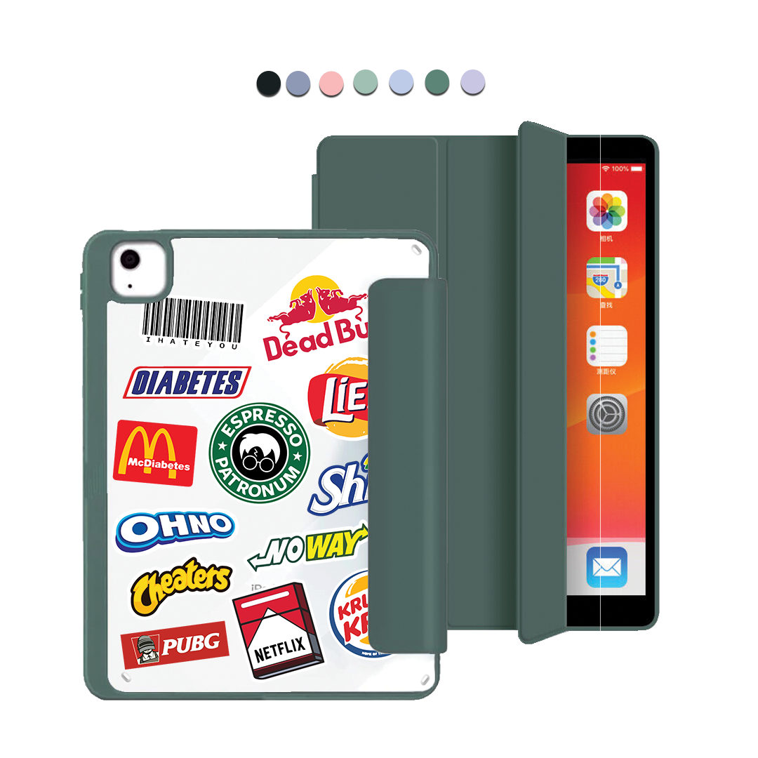 ฝาพับอะคริลิกสำหรับ iPad - Food Parody