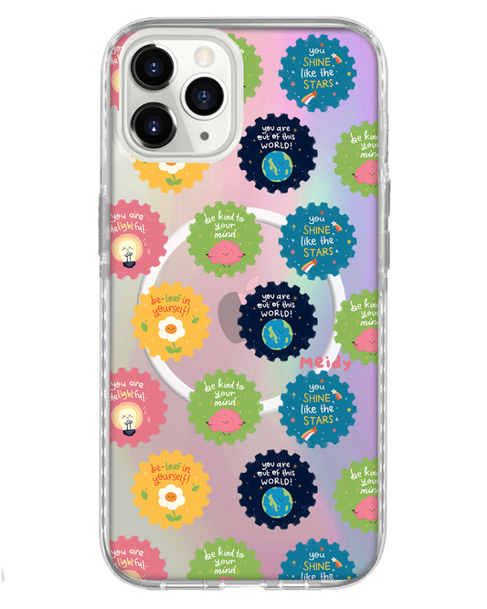 طوابع تذكيرية ذاتية لغطاء حماية iPhone الخلفي