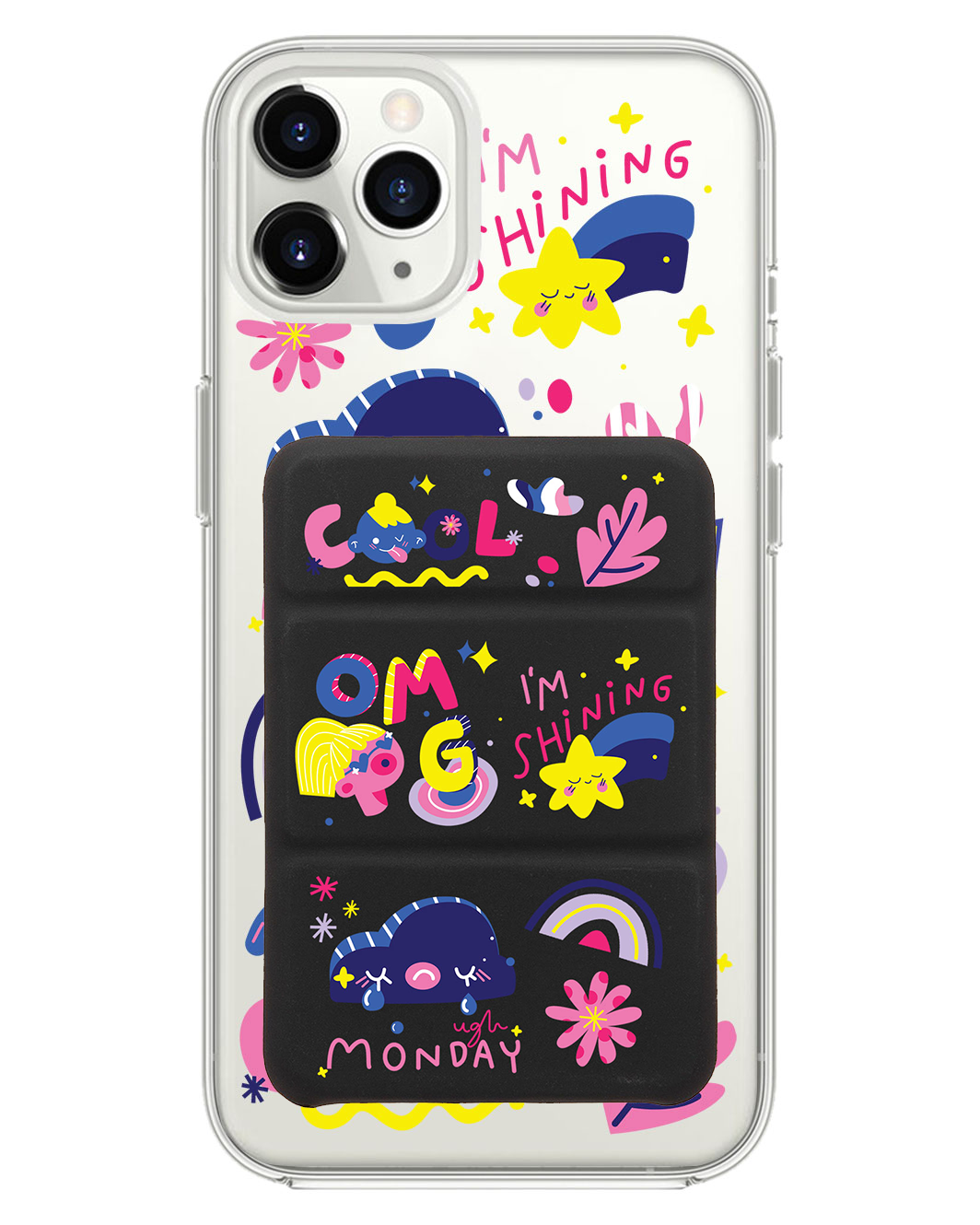 เคสพับสามทบแม่เหล็กสำหรับ iPhone - Monday My Day