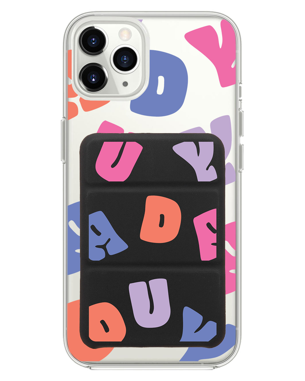 เคสพับสามทบแบบแม่เหล็กสำหรับ iPhone - Chubby Monogram
