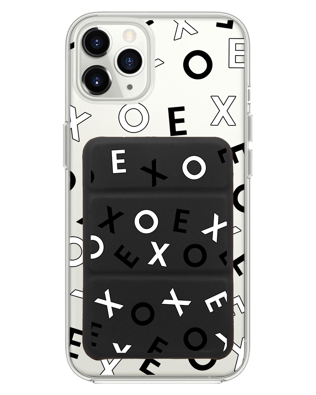 เคสพับสามทบแม่เหล็กสำหรับ iPhone - Exo Monogram