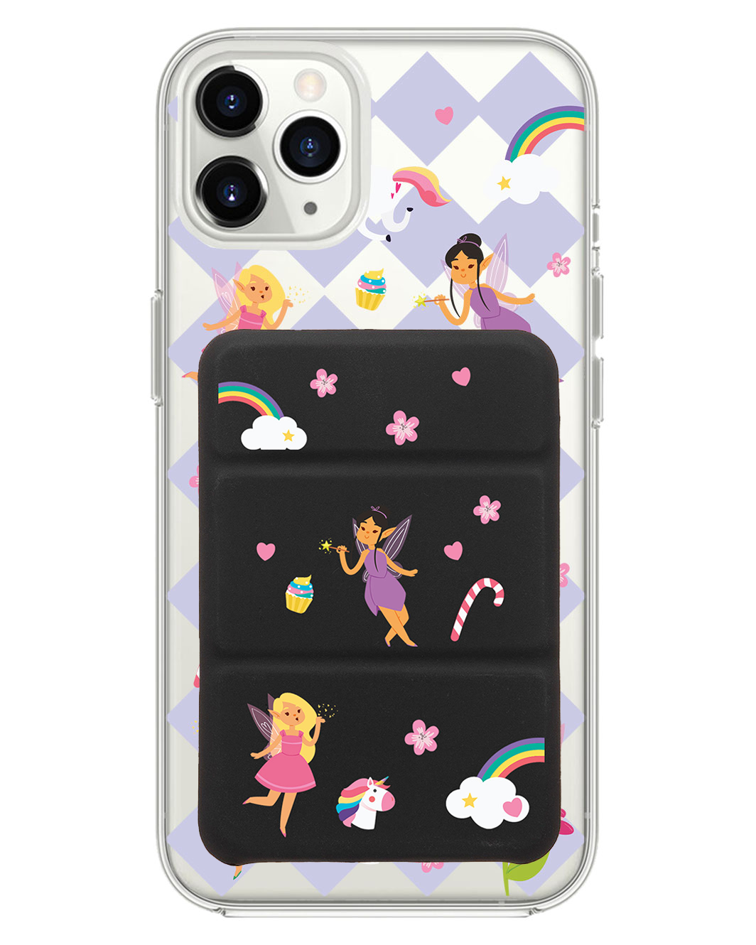 เคสพับสามทบแม่เหล็กสำหรับ iPhone - Little Fairy