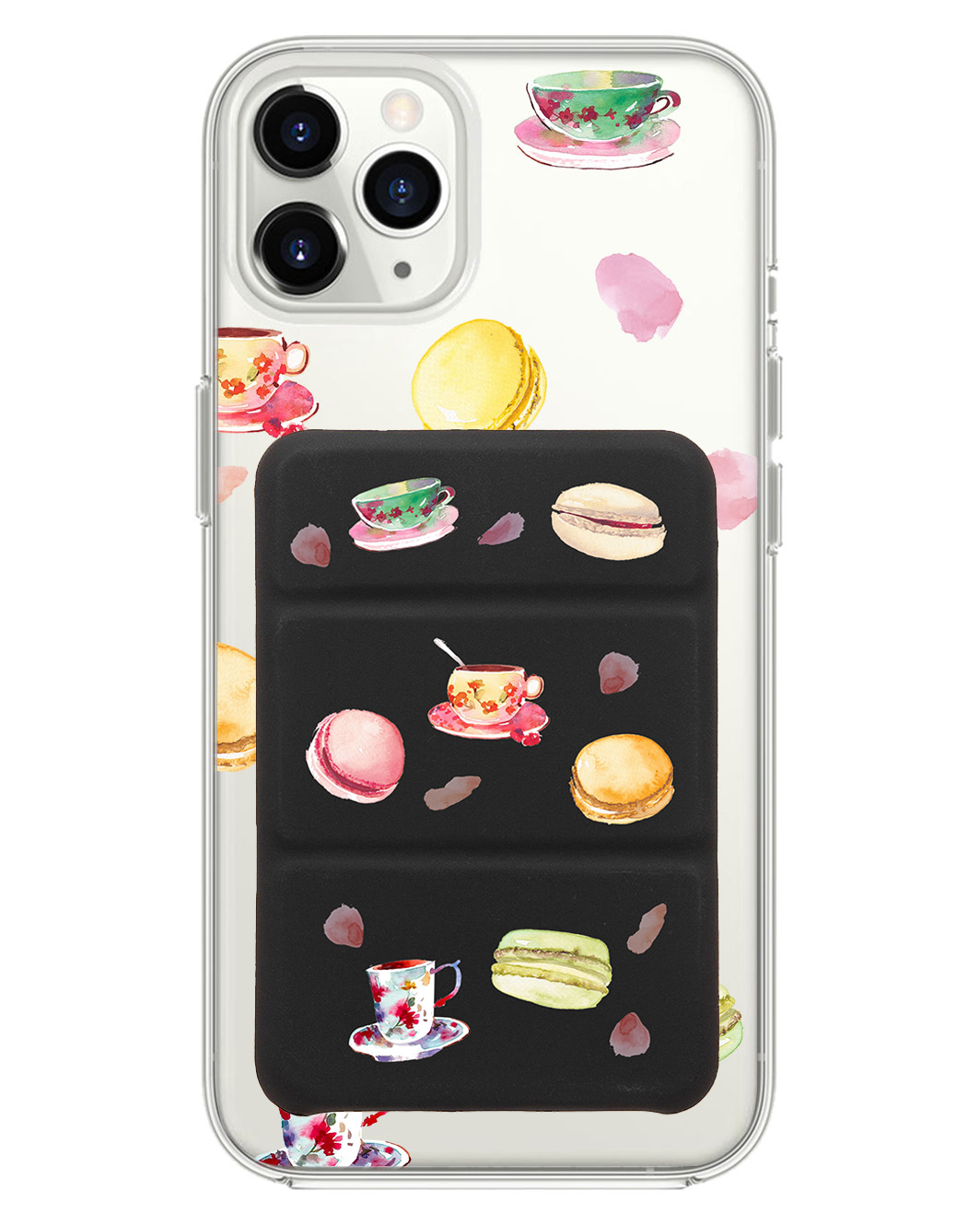 เคสพับสามทบแม่เหล็กสำหรับ iPhone - Macarons