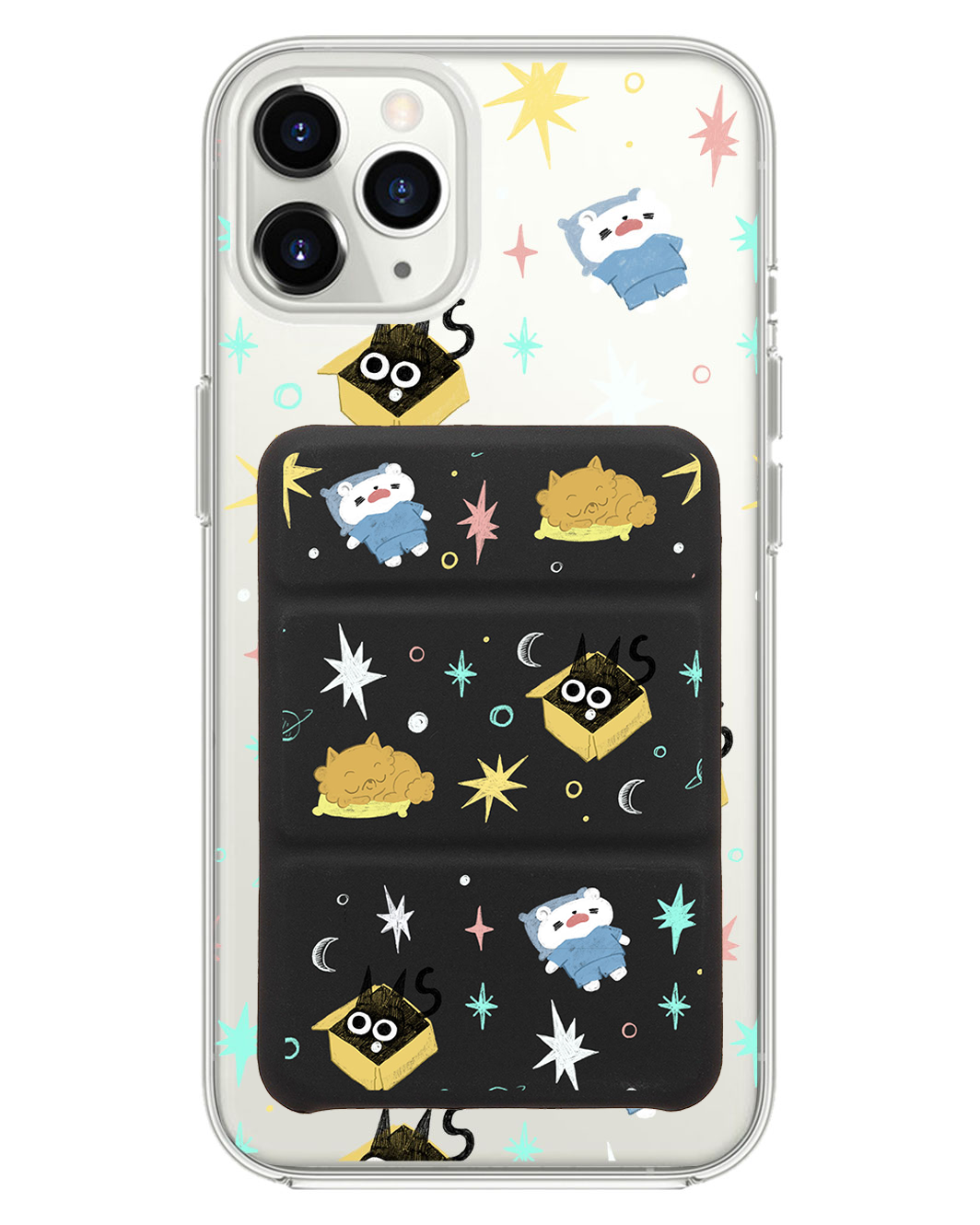 เคสพับสามทบแม่เหล็กสำหรับ iPhone - Nightover