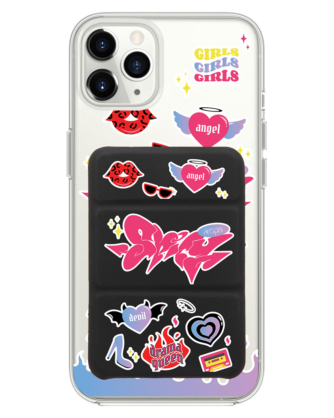 เคสพับสามทบแม่เหล็กสำหรับ iPhone - Aespa Spicy