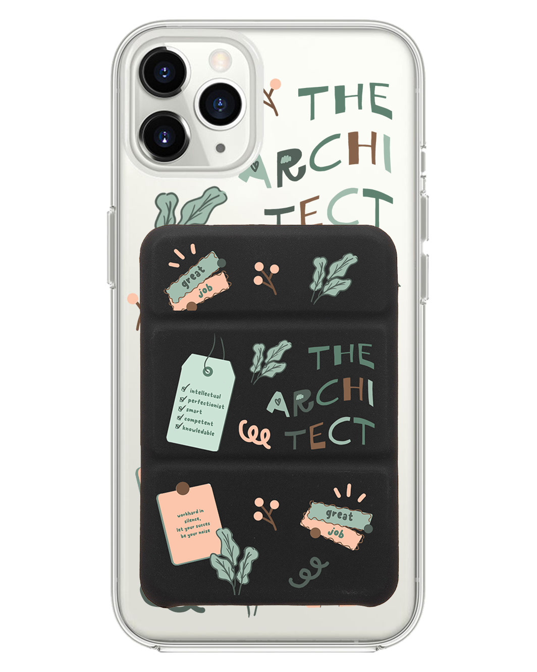 เคสพับสามทบแบบแม่เหล็กสำหรับ iPhone - INTJ
