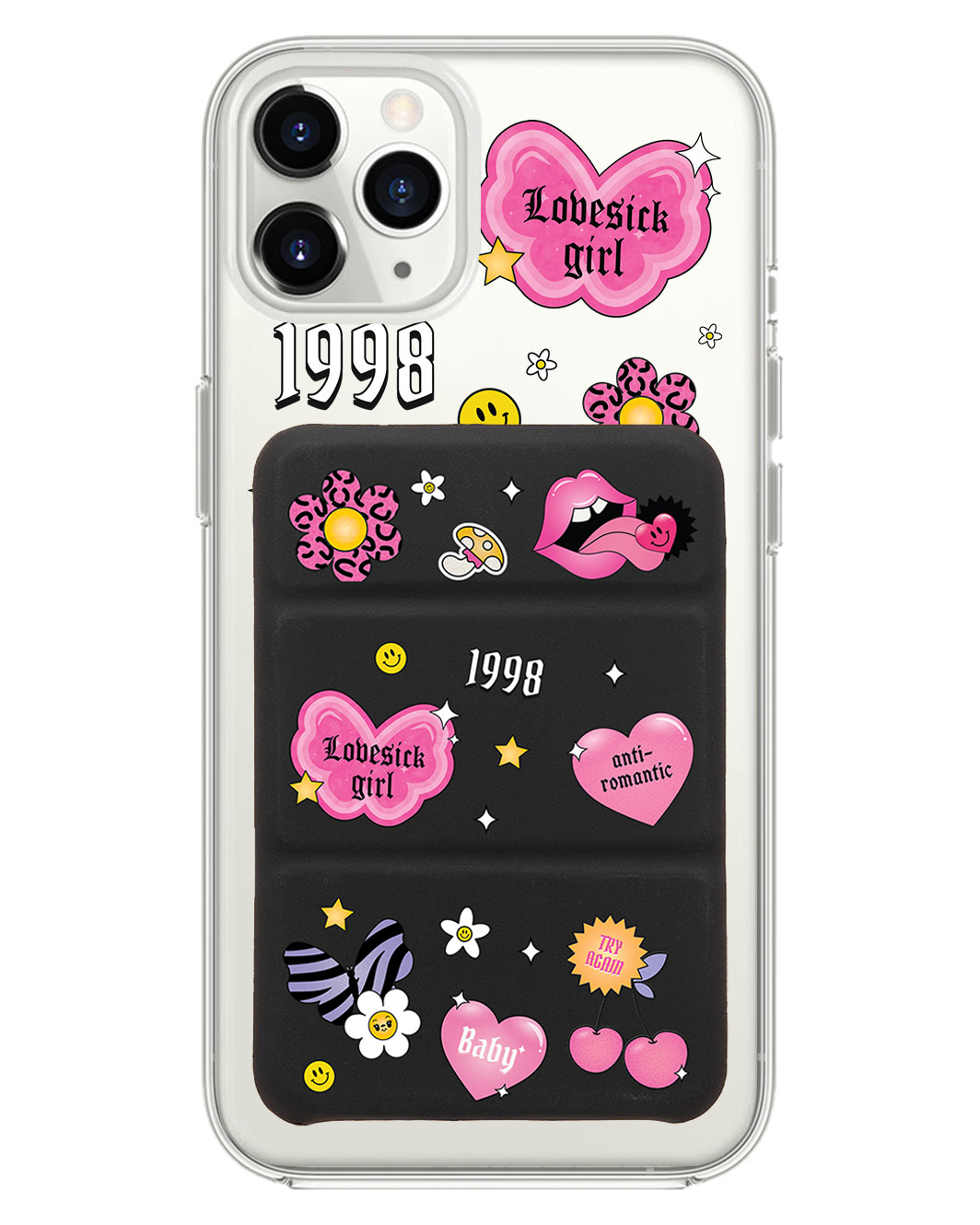 เคสพับสามทบแม่เหล็กสำหรับ iPhone - Lovesick