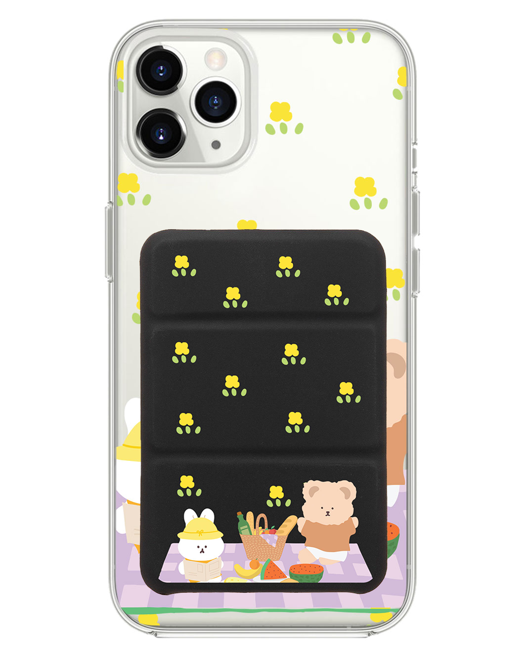 เคสพับสามทบแม่เหล็กสำหรับ iPhone - สี Picnic Lilac