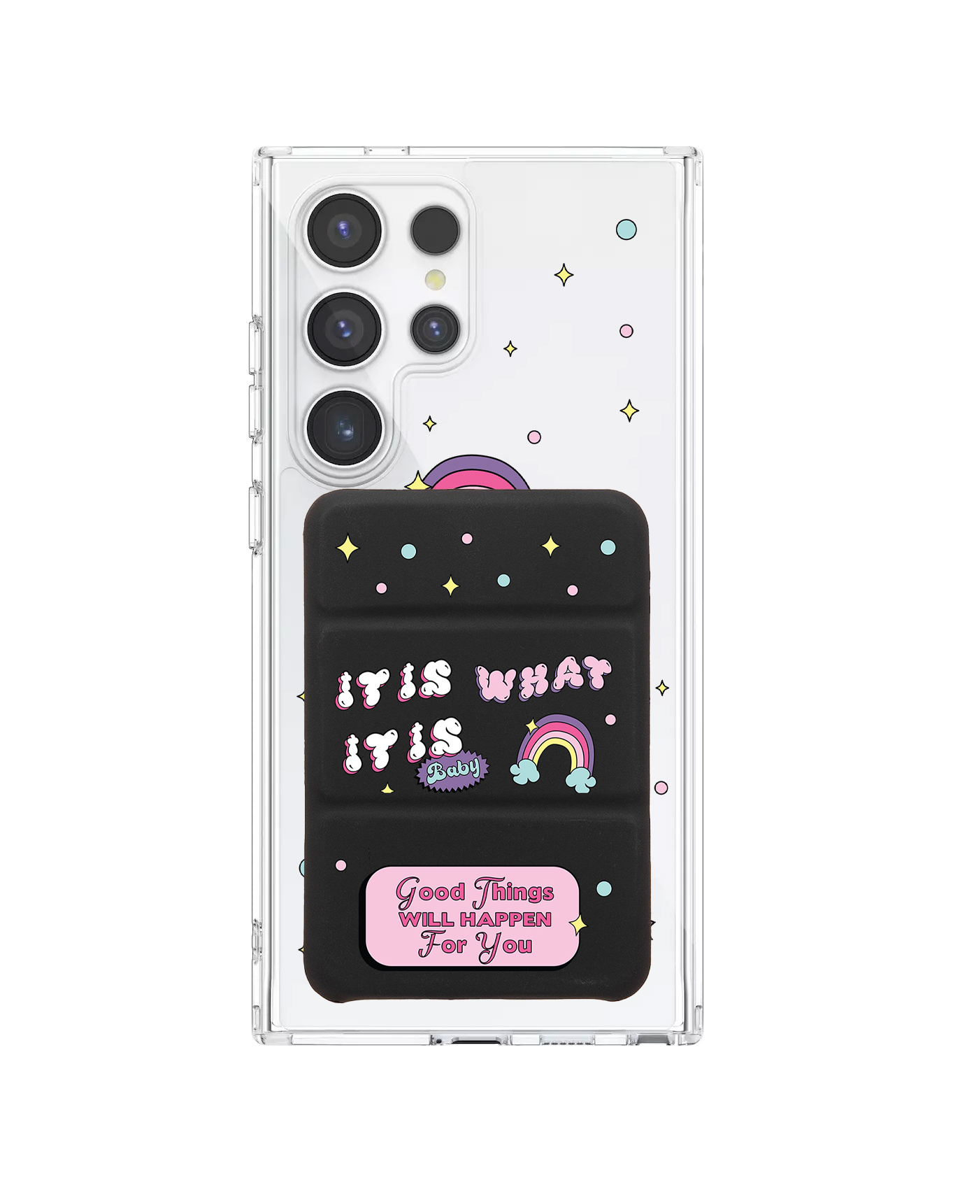 เคสพับสามทบแบบแม่เหล็กสำหรับ Android - It is What is Baby