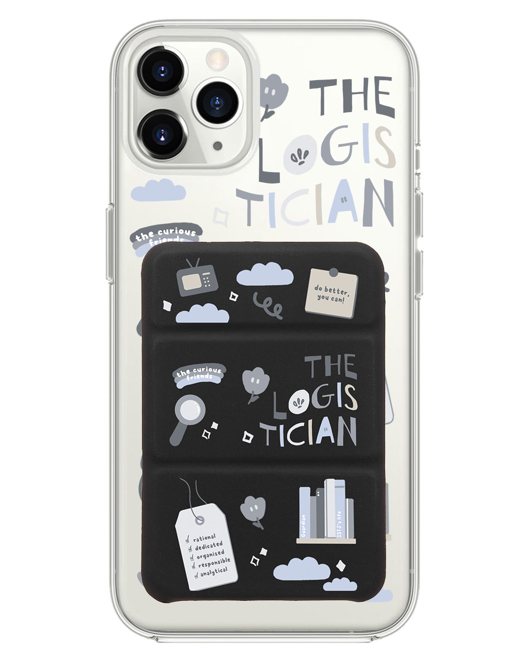 เคสพับสามทบแบบแม่เหล็กสำหรับ iPhone - ISTJ