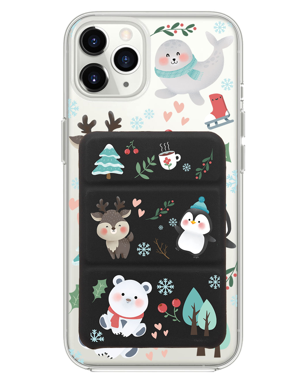 เคสแบบพับสามทบแม่เหล็กสำหรับ iPhone - ฤดูหนาว