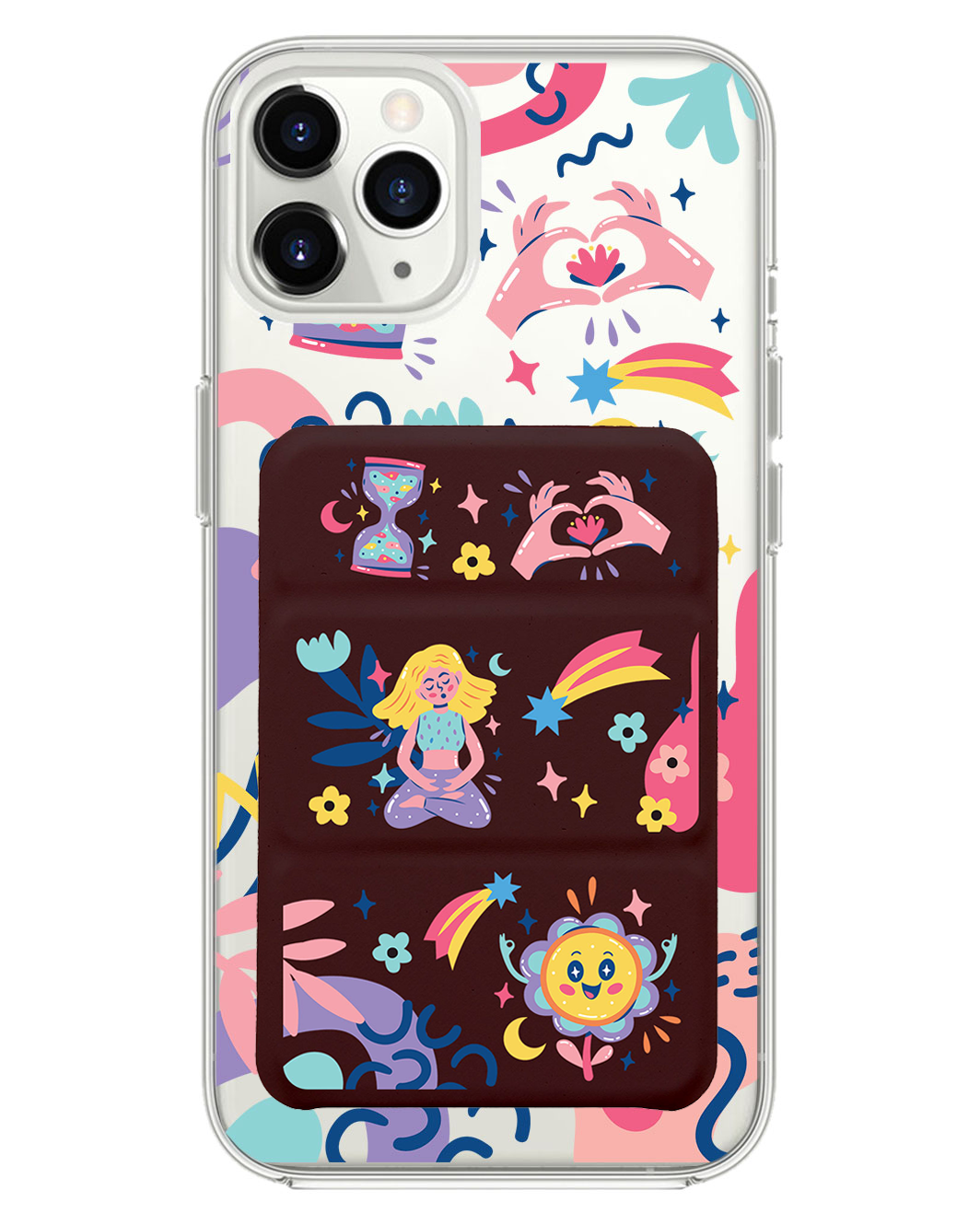เคสพับสามทบแม่เหล็กสำหรับ iPhone - เฮเทอร์