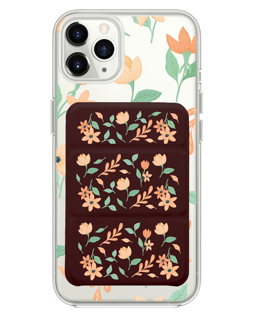 เคสพับสามทบแม่เหล็กสำหรับ iPhone - Birth Flower 4.0